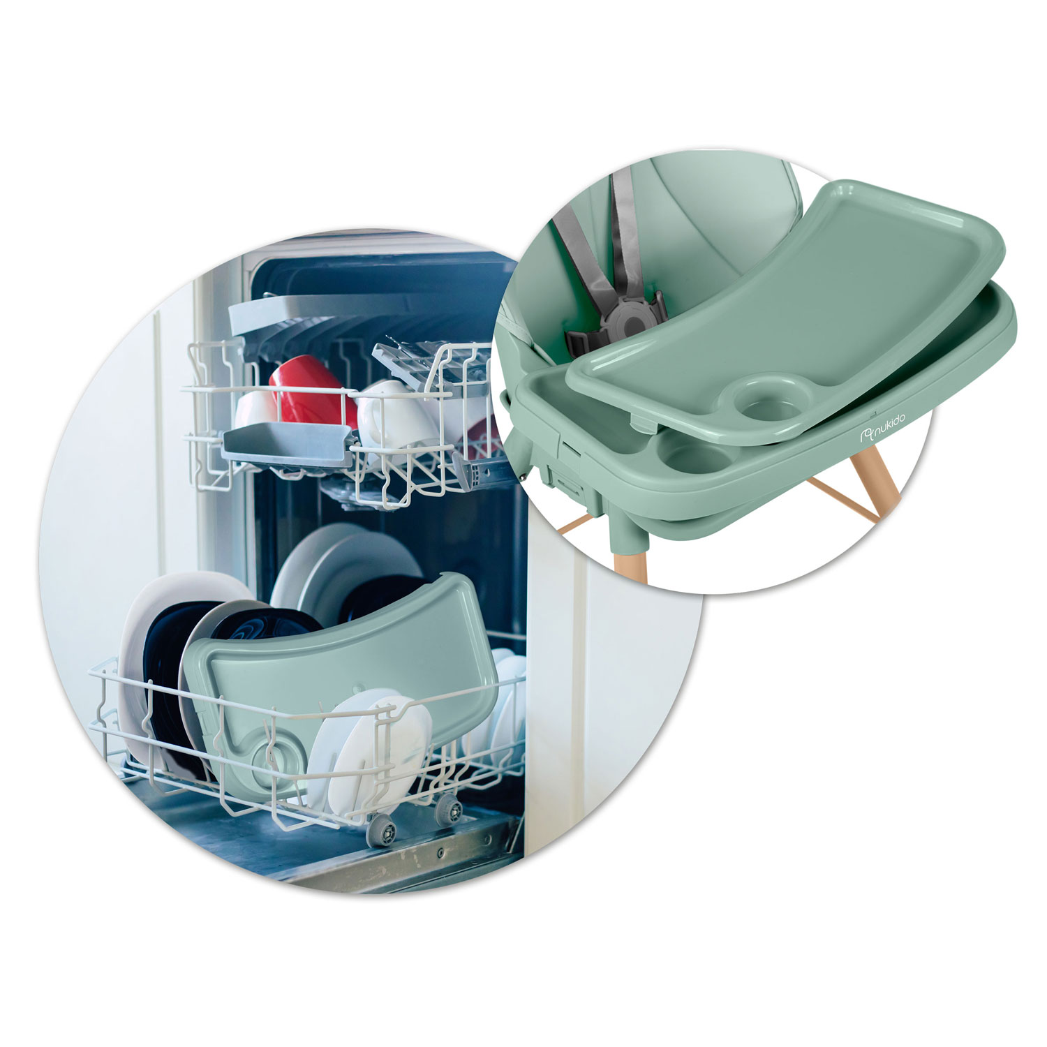 Nukido Tilo roheline söögitool - Image 16