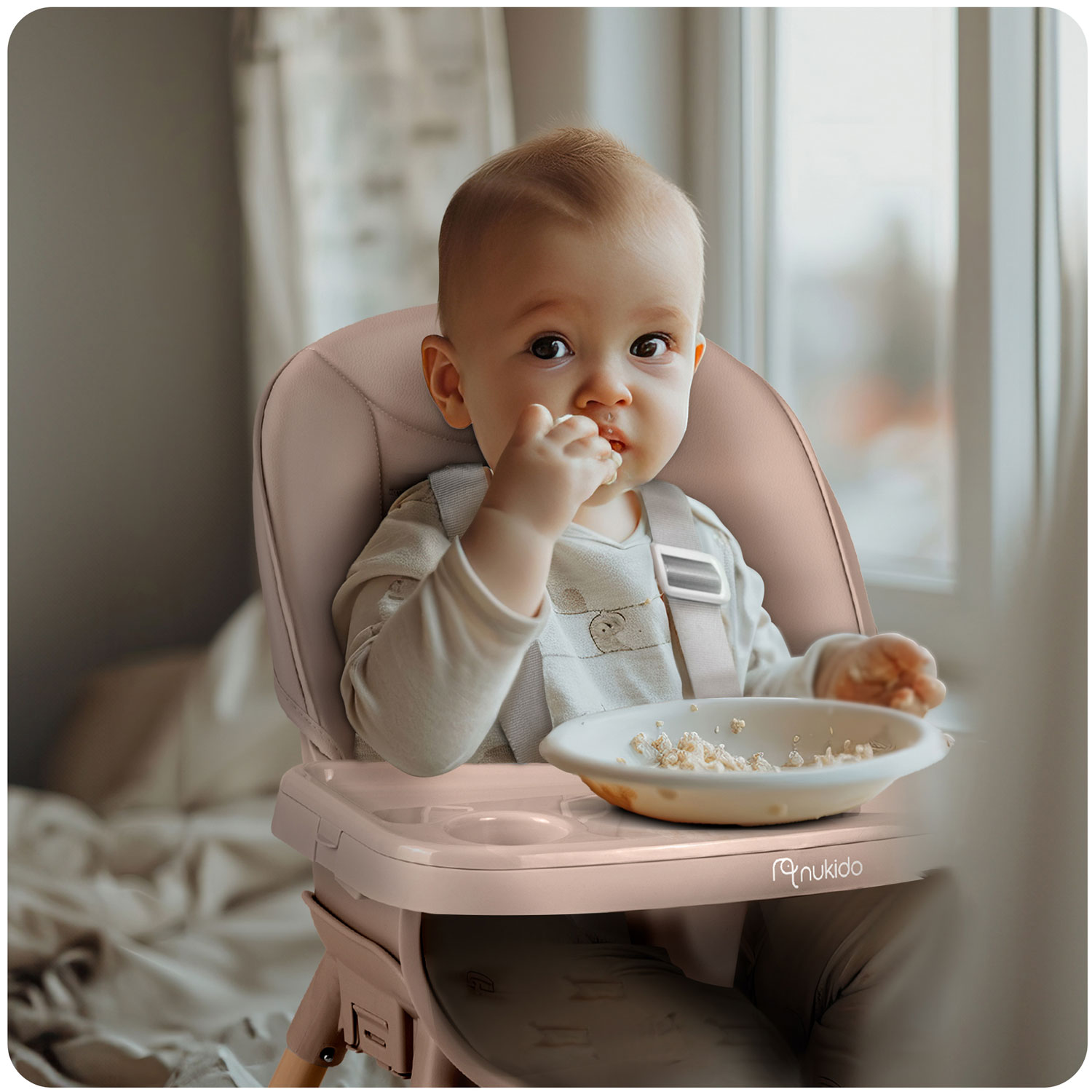 Nukido Tilo roosa söötmistool - Image 12