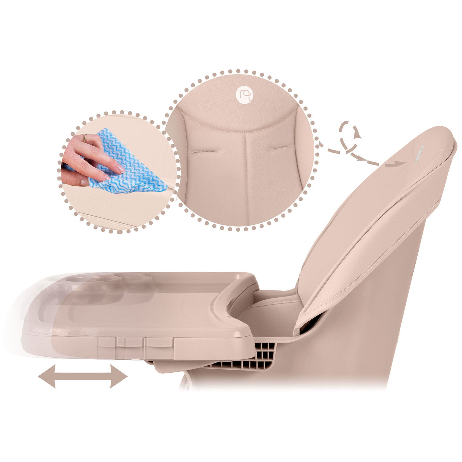 Nukido Tilo roosa söötmistool - Image 15