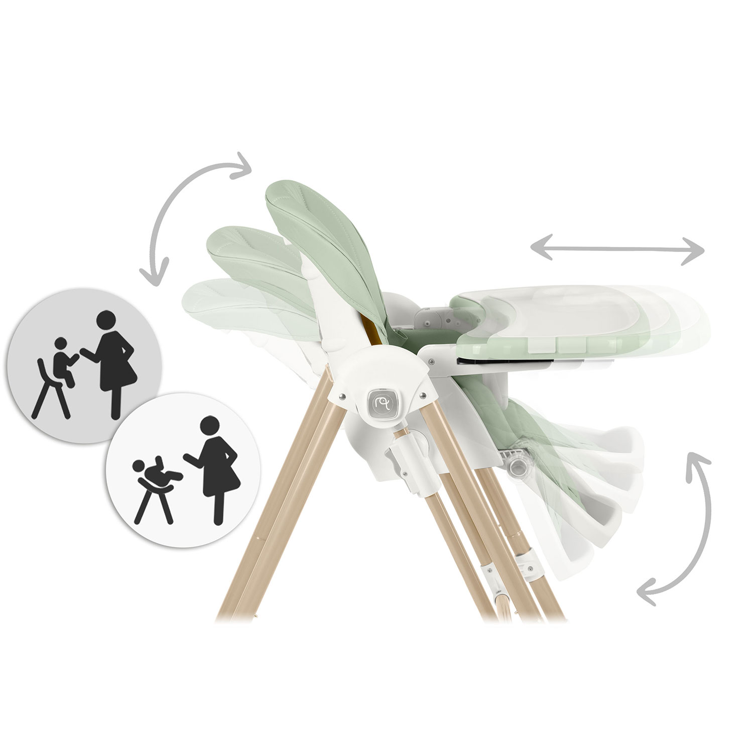 Nukido Elite söögitool roheline - Image 6