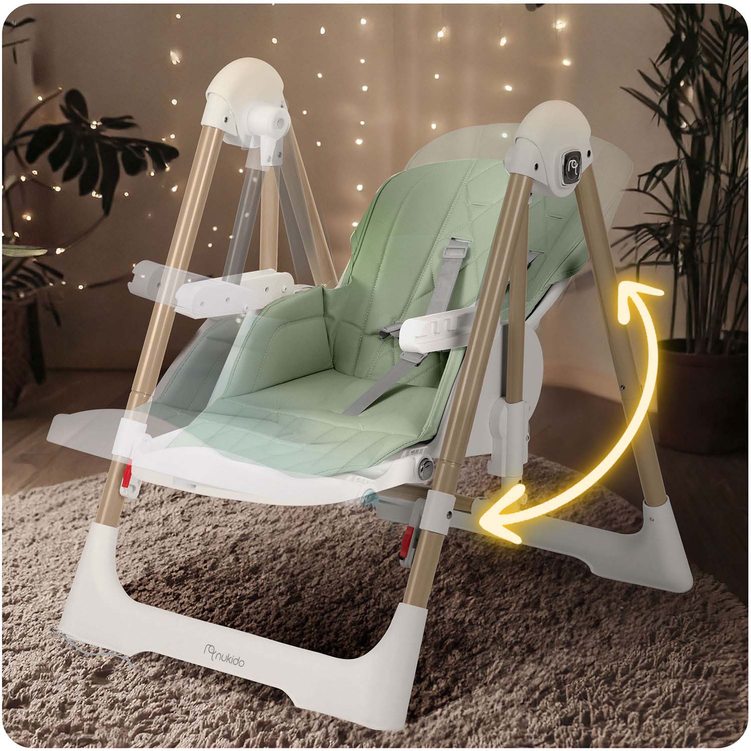 Nukido Elite söögitool roheline - Image 8