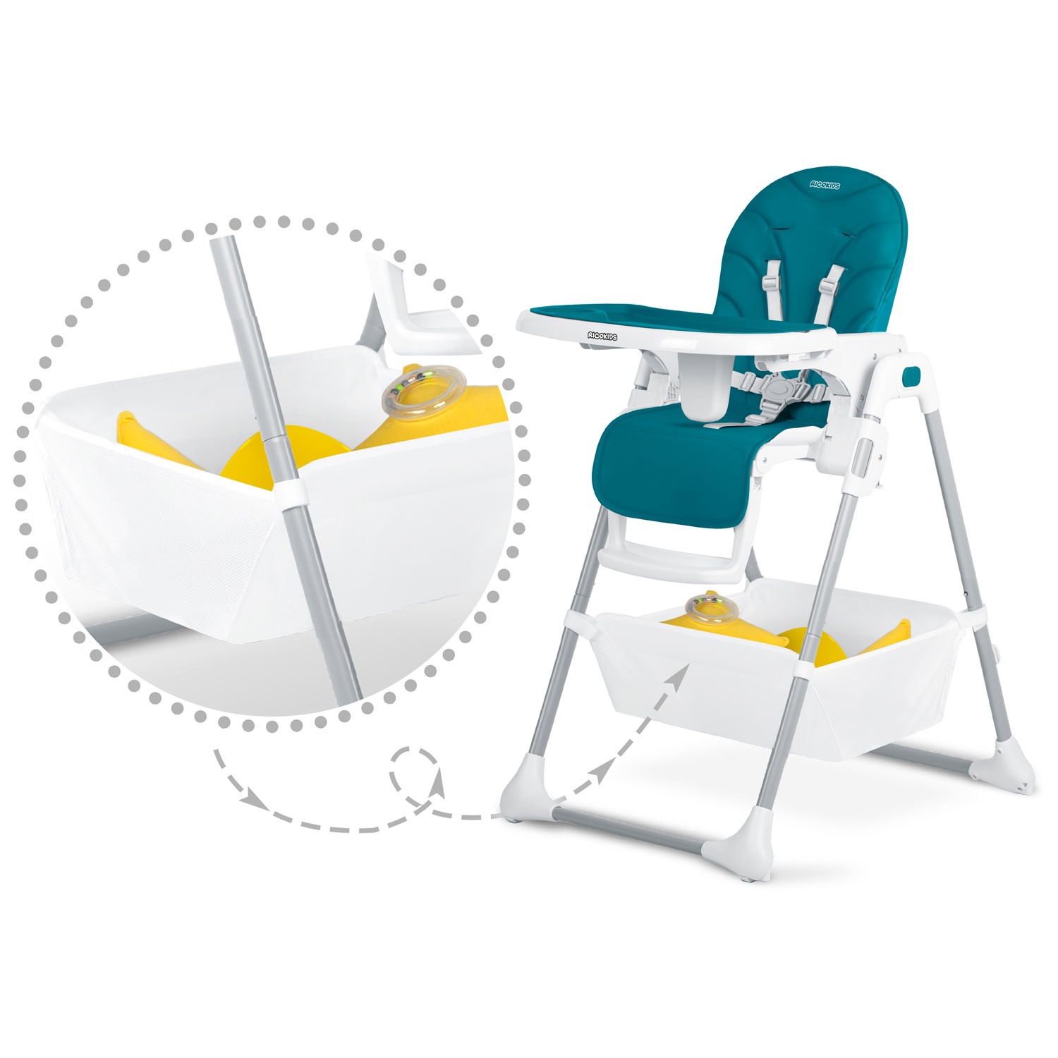 Ricokids Tulo sinine söögitool - Image 9