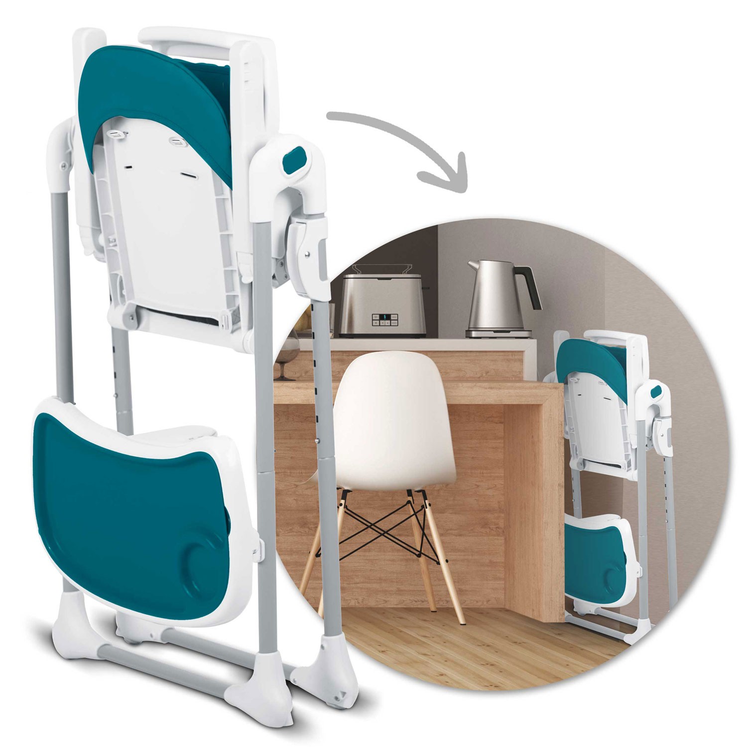 Ricokids Tulo sinine söögitool - Image 13