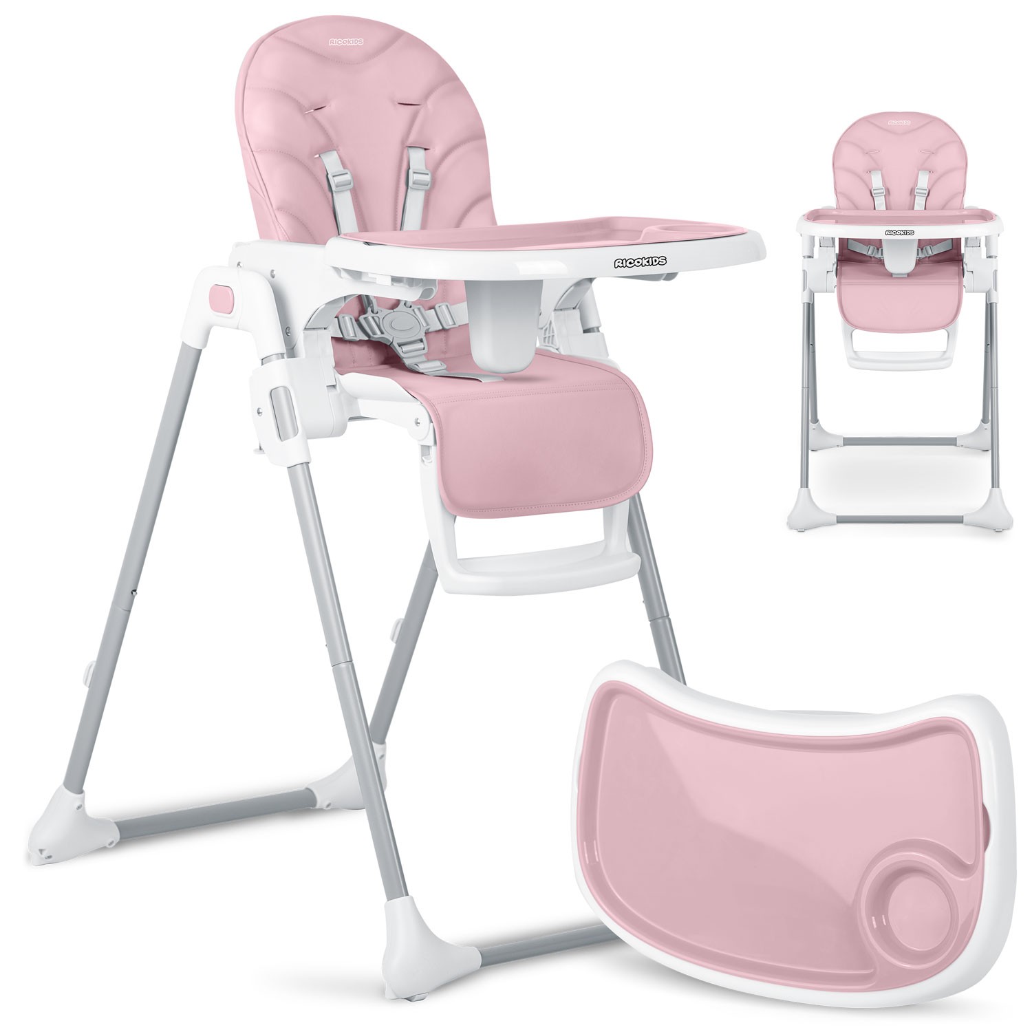 Ricokids Tulo roosa söötmistool - Image 11