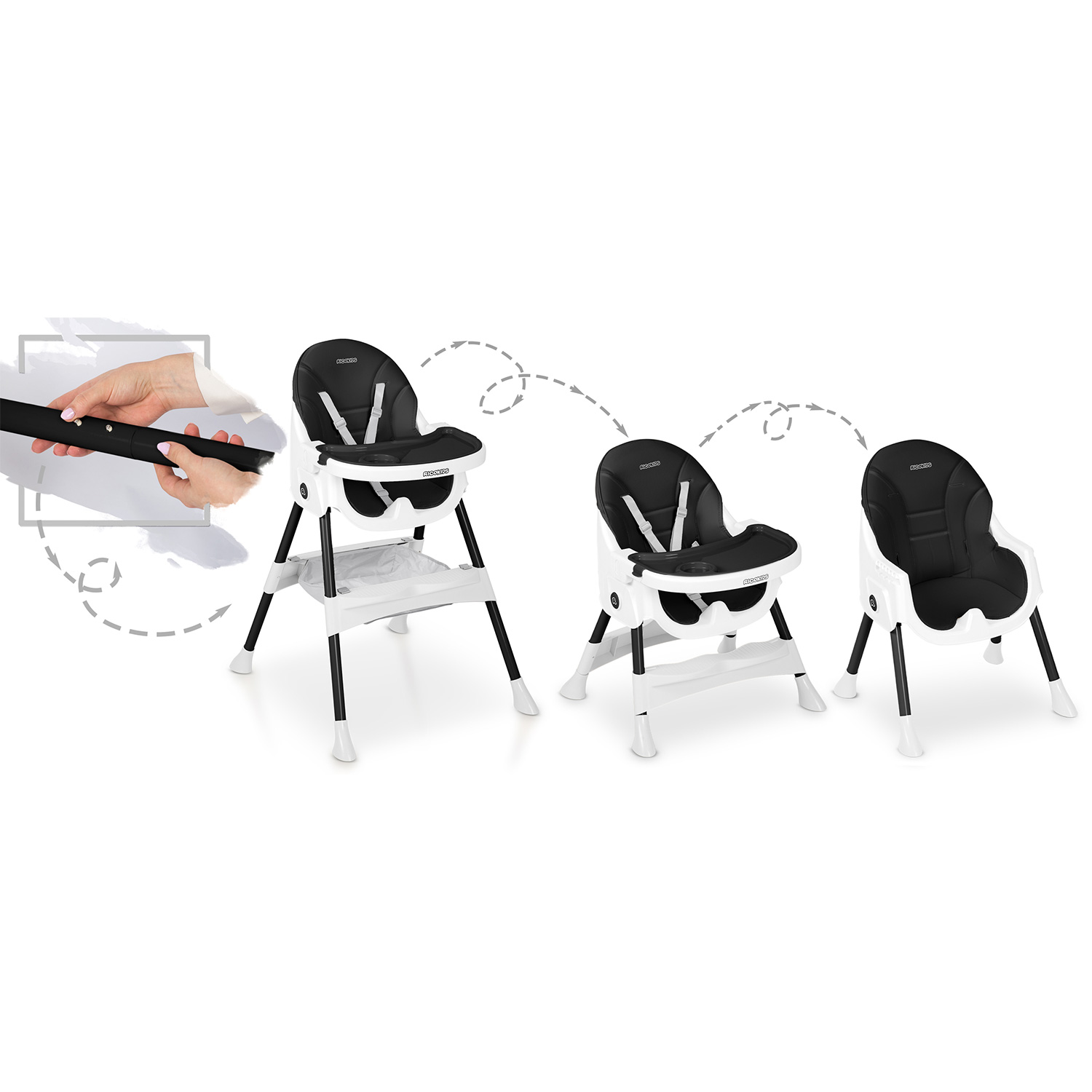 Ricokids Mani söötmistool must - Image 8