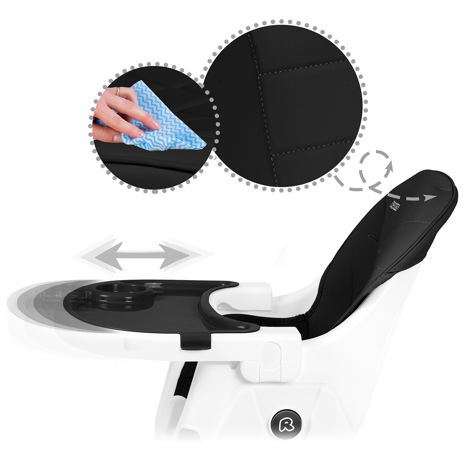 Ricokids Mani söötmistool must - Image 13