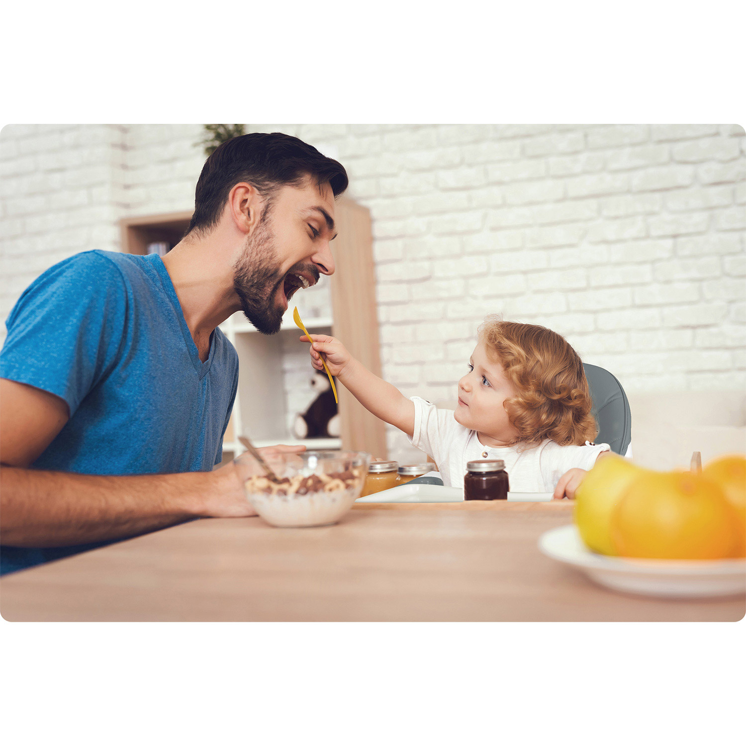 Ricokids Mani söötmistool, hall - Image 10