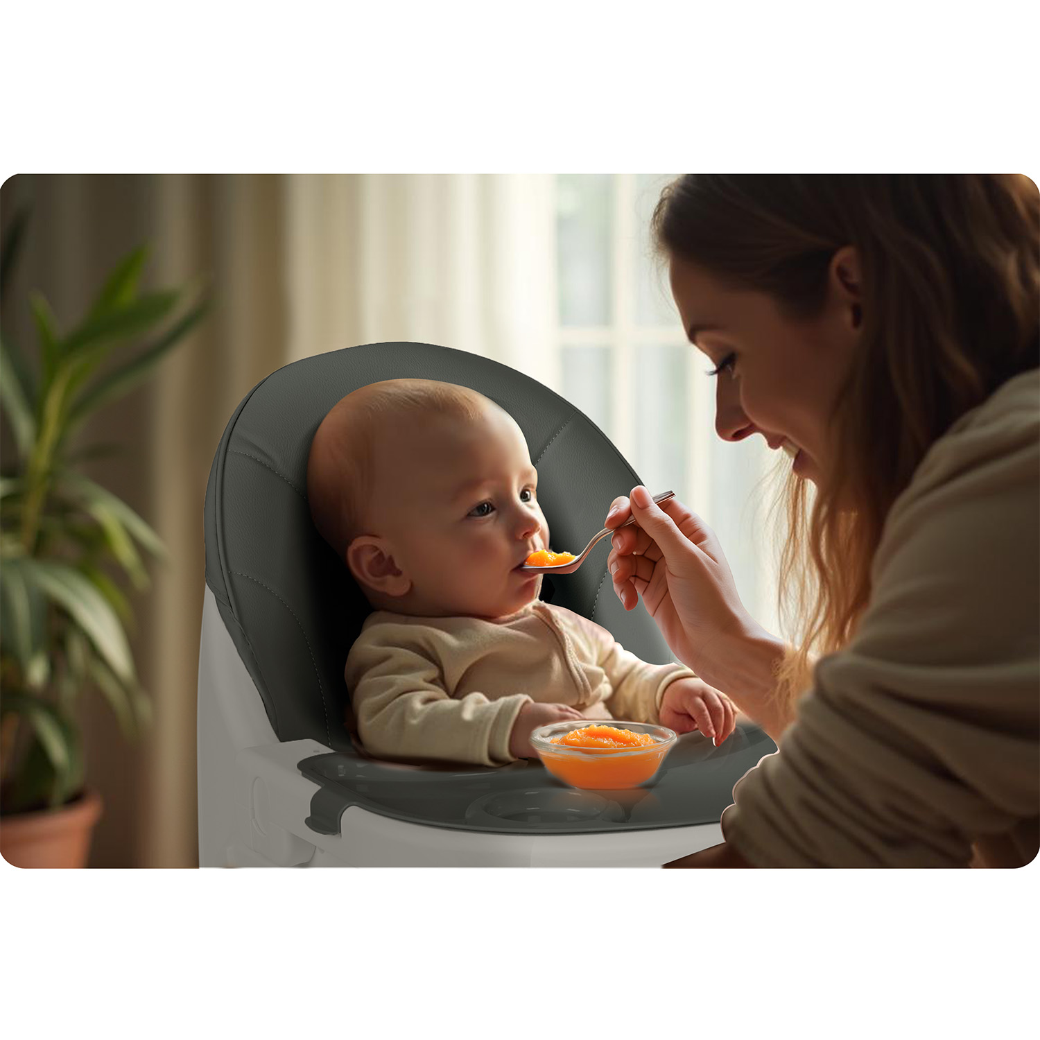 Ricokids Mani söötmistool, hall - Image 12