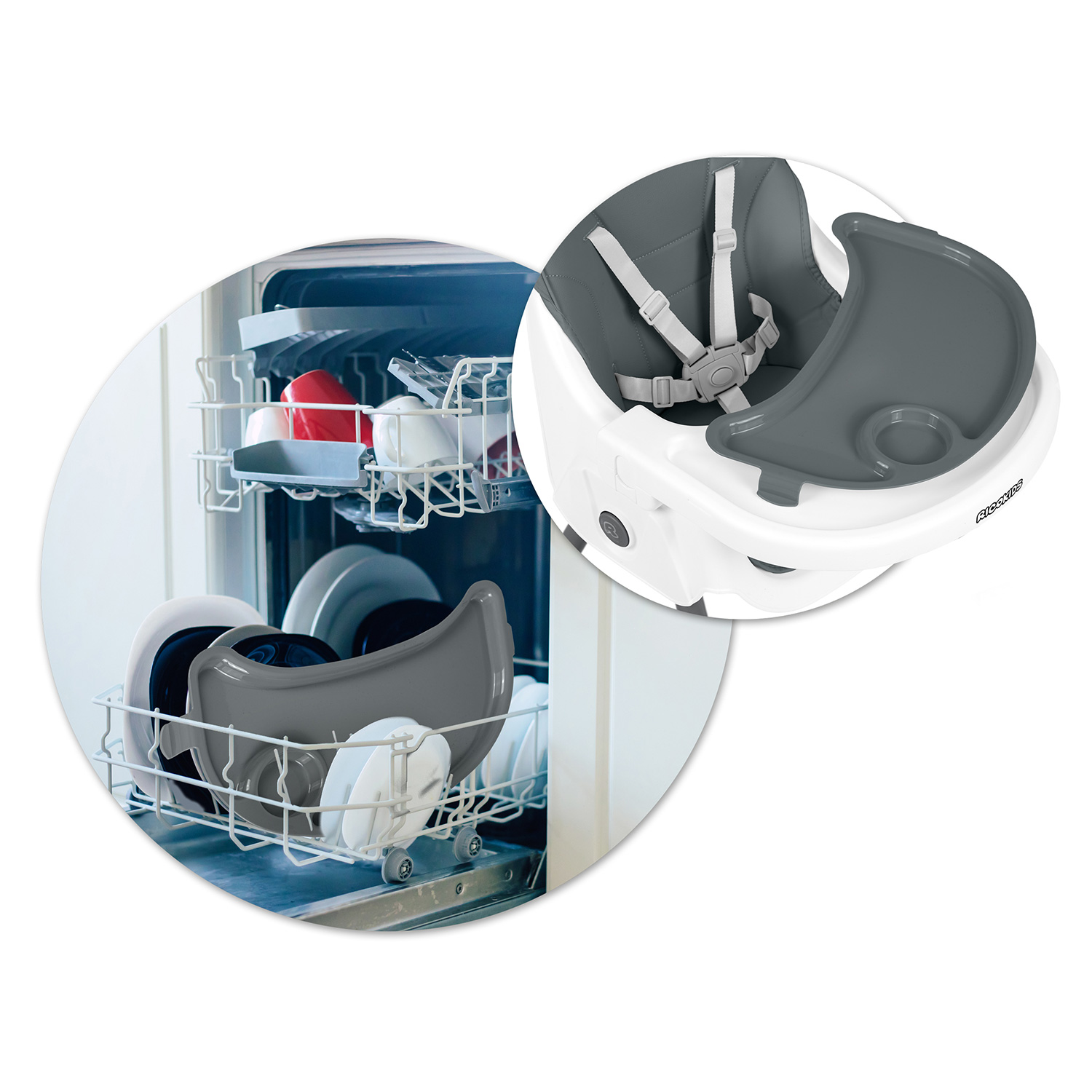 Ricokids Mani söötmistool, hall - Image 15