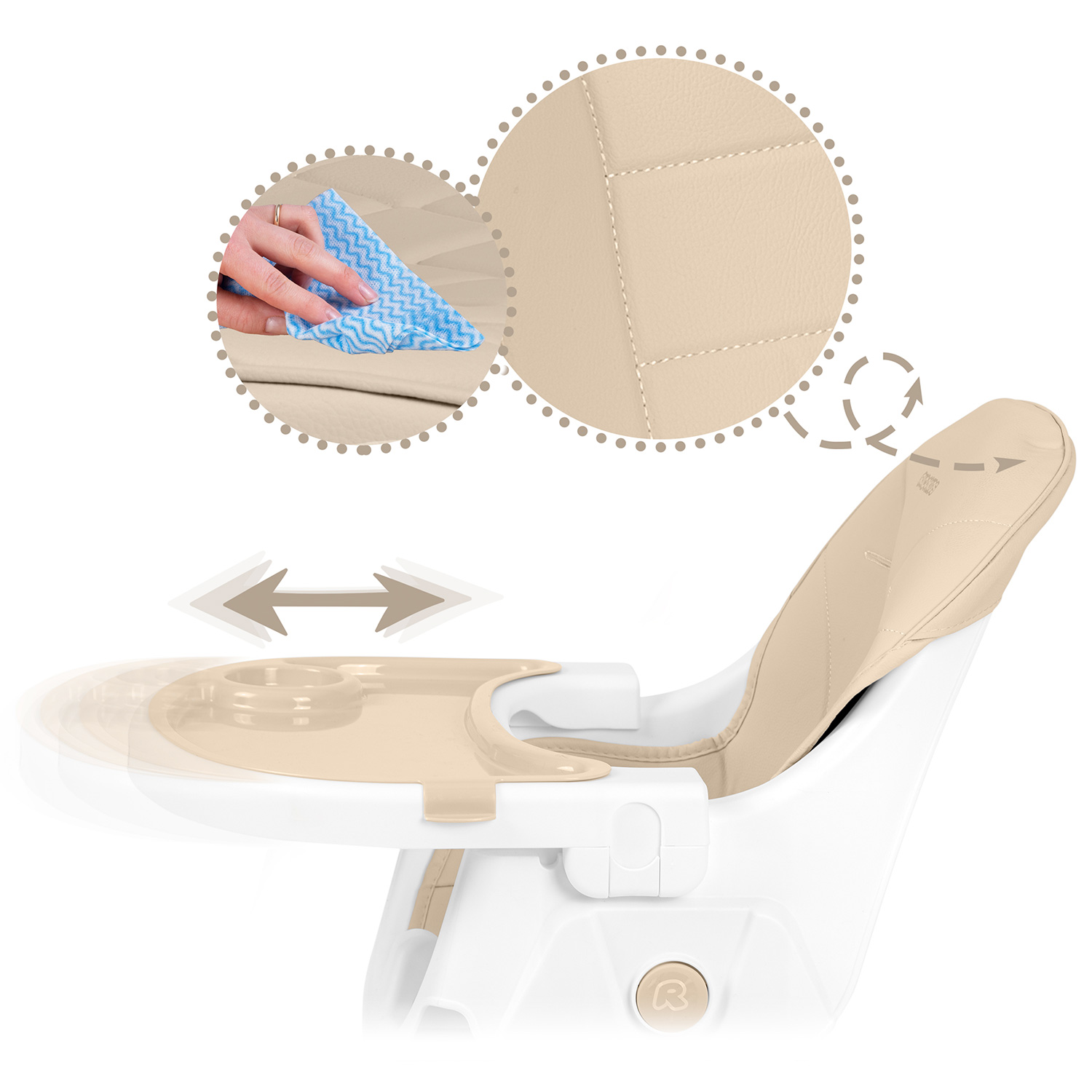 Ricokids Mani beež söötmistool - Image 10