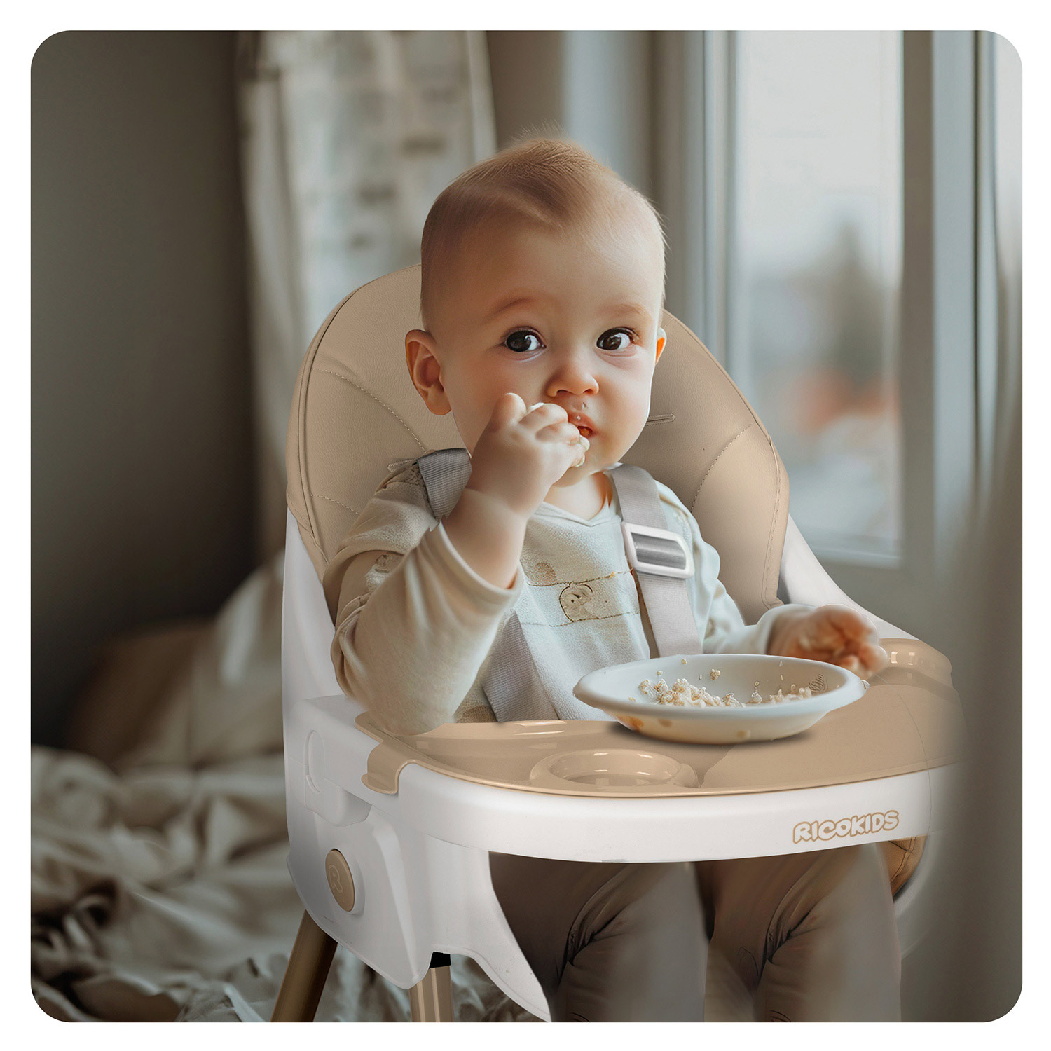 Ricokids Mani beež söötmistool - Image 13