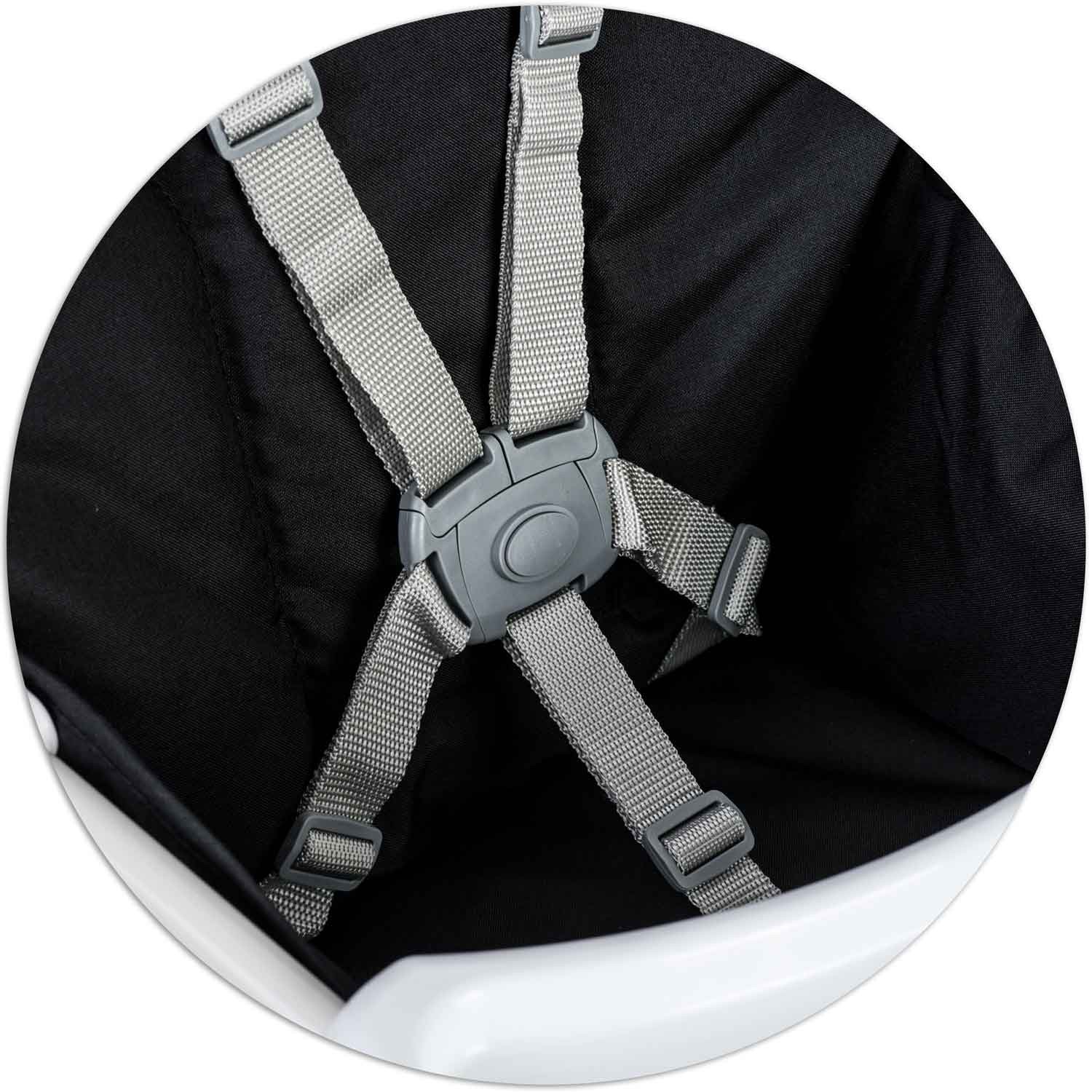 Ricokids FANDO söögitool lauaga, must - Image 2