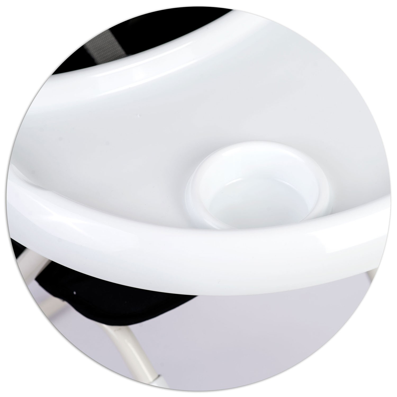 Ricokids FANDO söögitool lauaga, must - Image 4