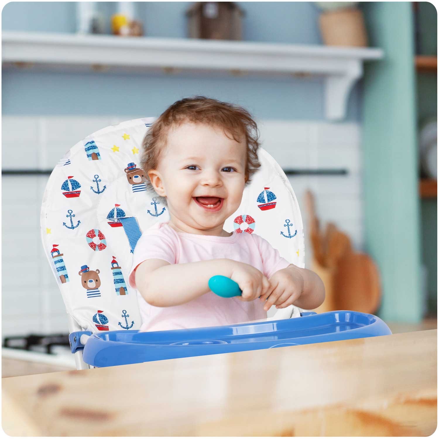 Ricokids FANDO merevaatega söögitool lauaga - Image 8