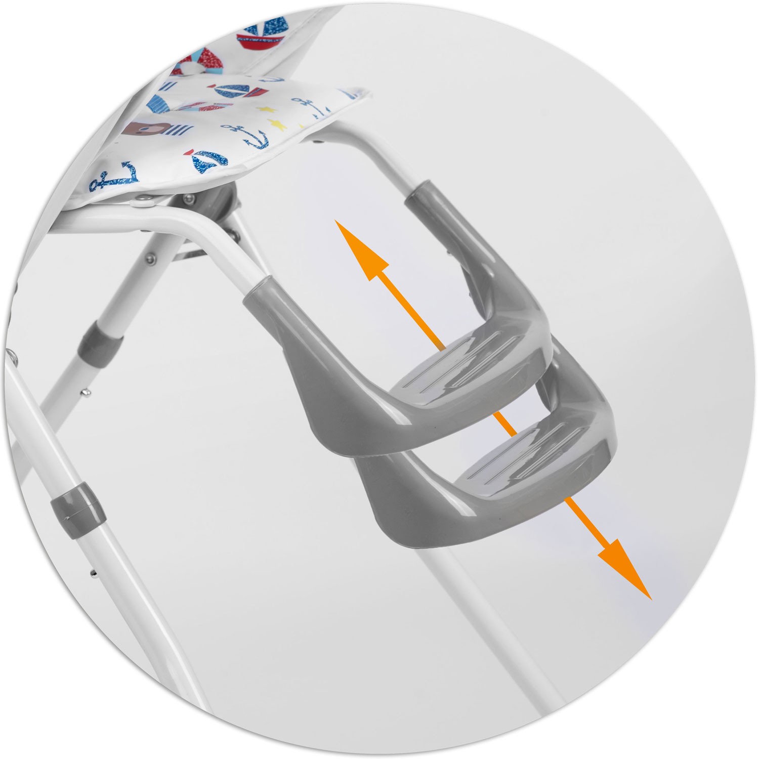 Ricokids FANDO merevaatega söögitool lauaga - Image 9