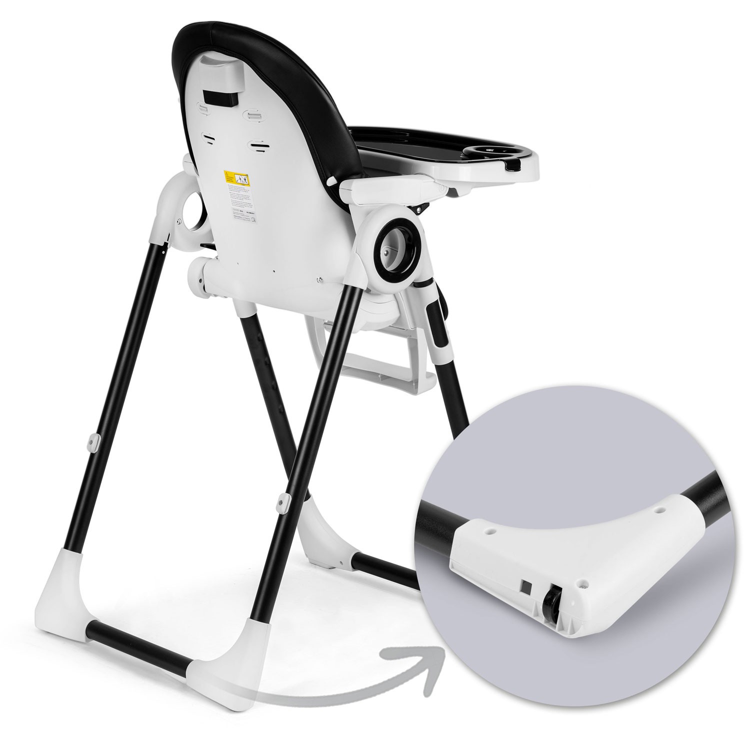 Nukido Belo must söögitool lauaga - Image 3