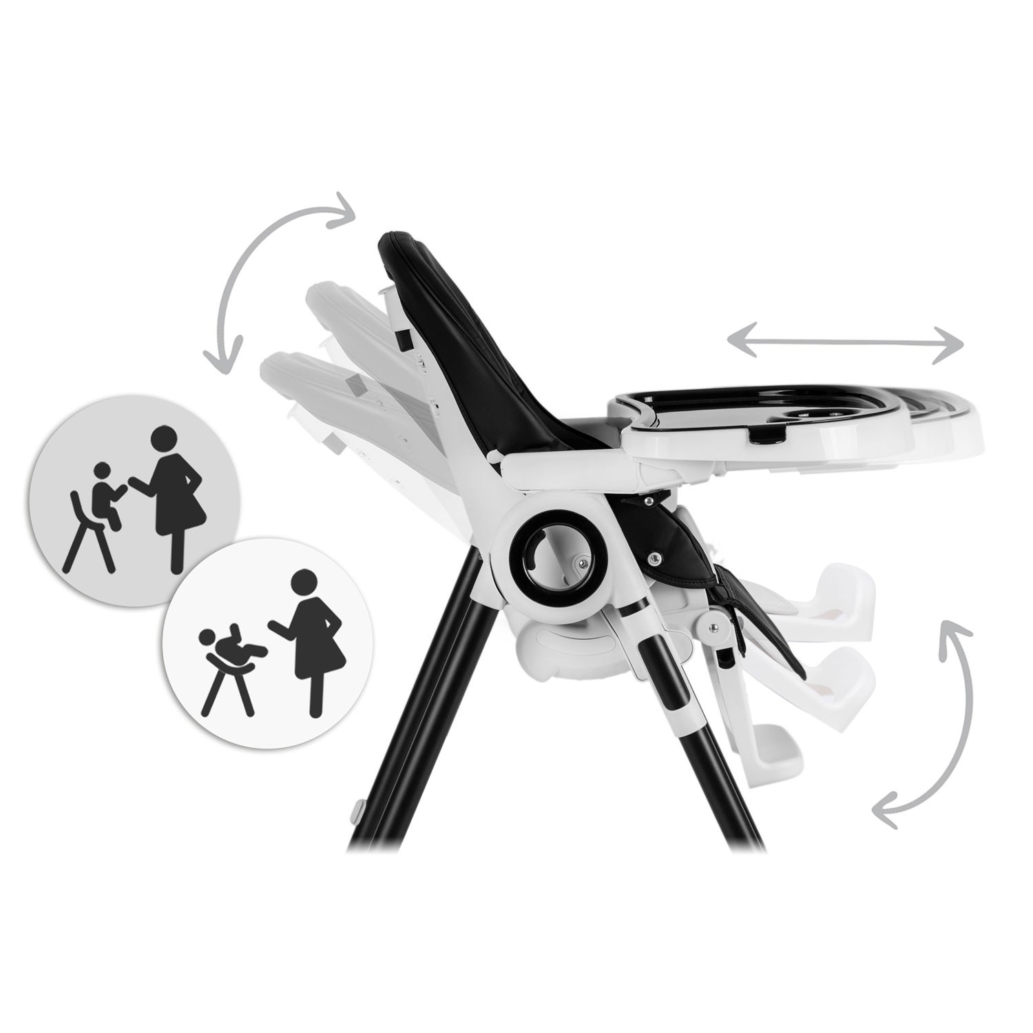 Nukido Belo must söögitool lauaga - Image 4