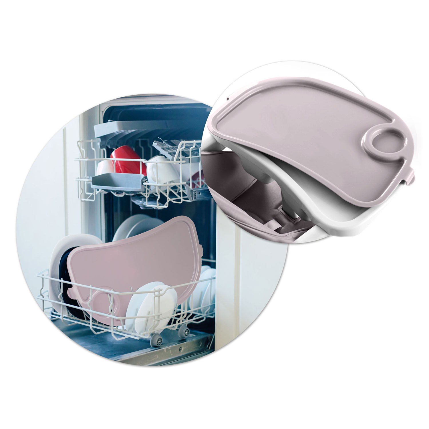 Nukido Belo kanarbikuvärvi söögitool laua ja mänguasjakäepidemega - Image 8