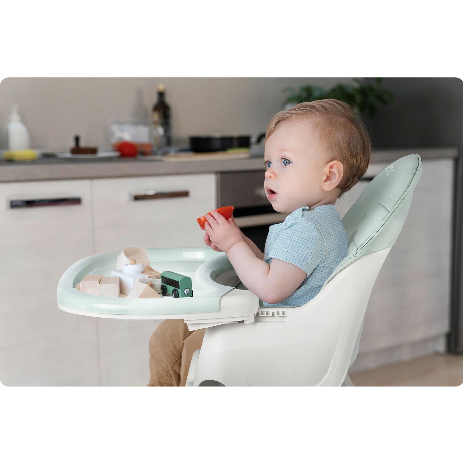 Milo söögitool lauaga, roheline - Image 12