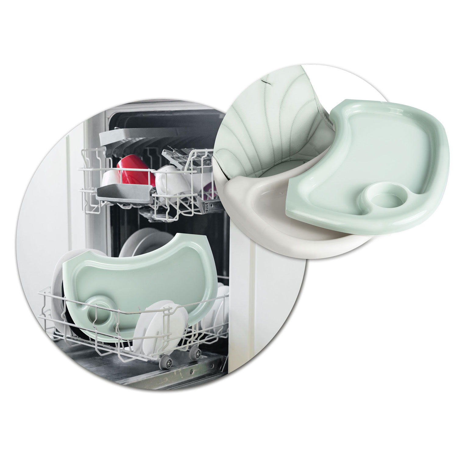 Milo söögitool lauaga, roheline - Image 6