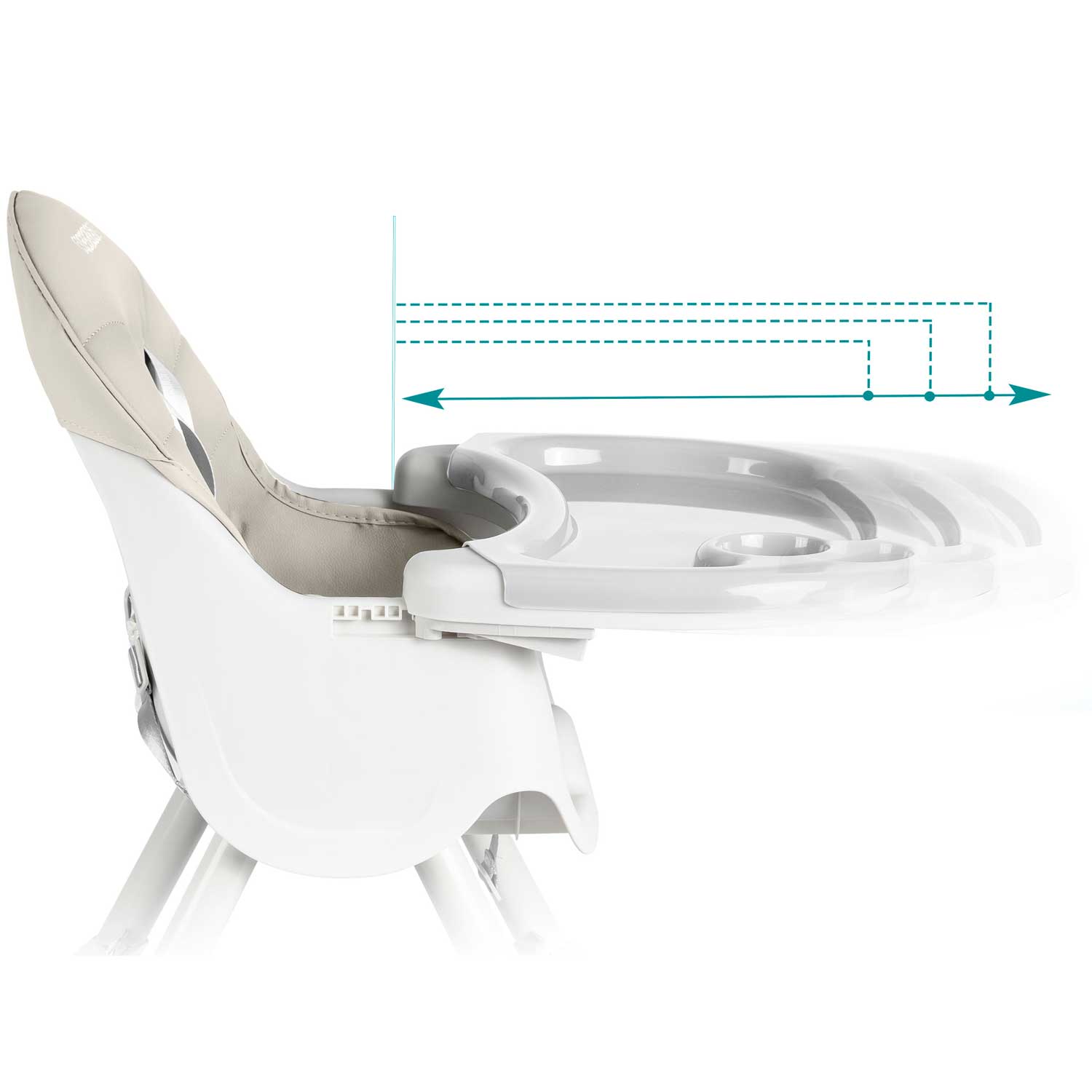 Milo söögitool lauaga, hall - Image 9