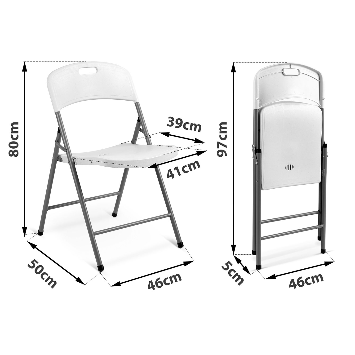 Kokkupandavad aia toitlustustoolid Sofotel PL-404 komplekt 2 tk - Image 5