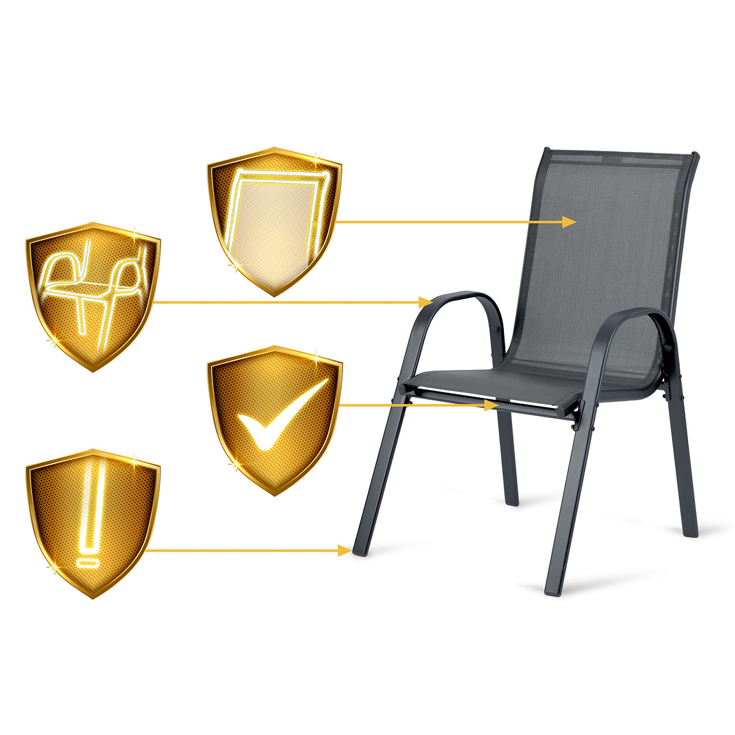 Sofotel SO-980 tekstiilist aiatoolid, 4 tk komplekt - Image 9