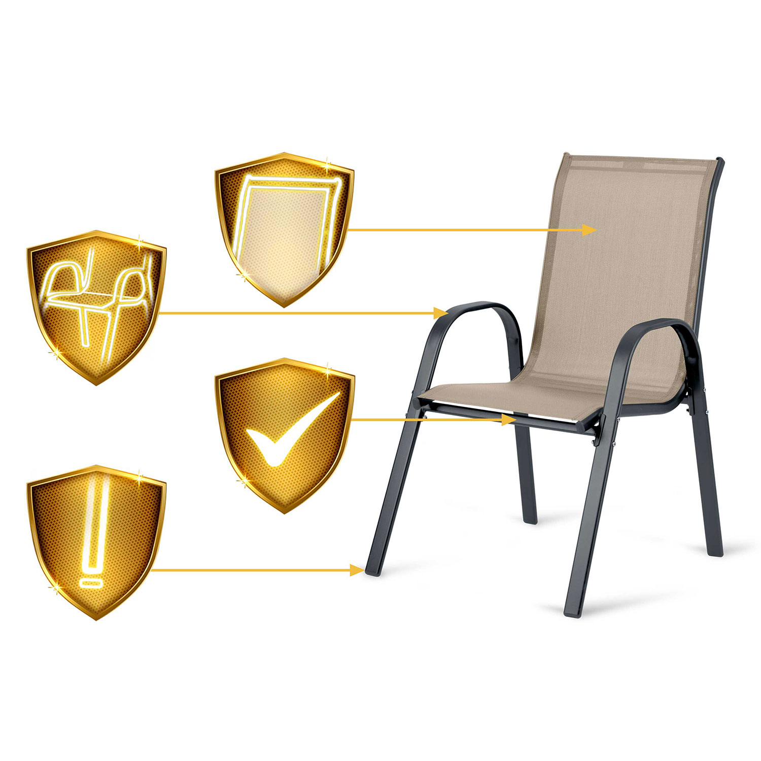 Sofotel SO-980 tekstiilist aiatoolid, 4 tk komplekt - Image 6