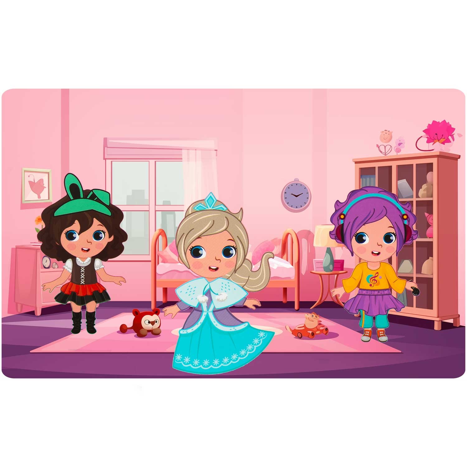 Magnetiline pusleraamat tüdrukute garderoobile RK-770 - Image 9