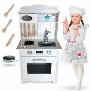 Puidust köök lastele - retro aksessuaaridega