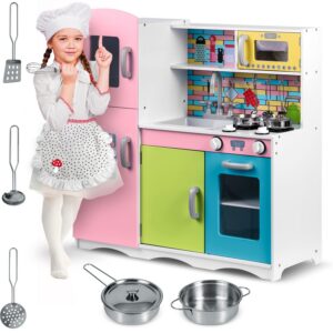 Puidust köök lastele - suur koos aksessuaaridega