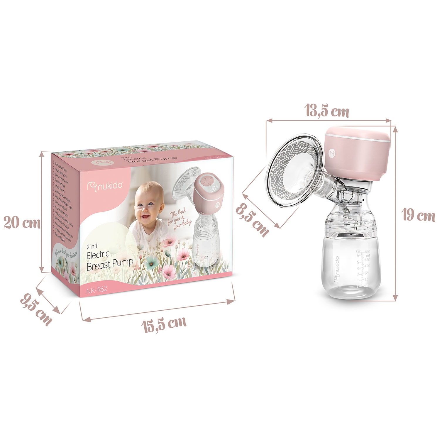 Nukido NK-962 kolmefaasiline elektriline rinnapump - Image 7