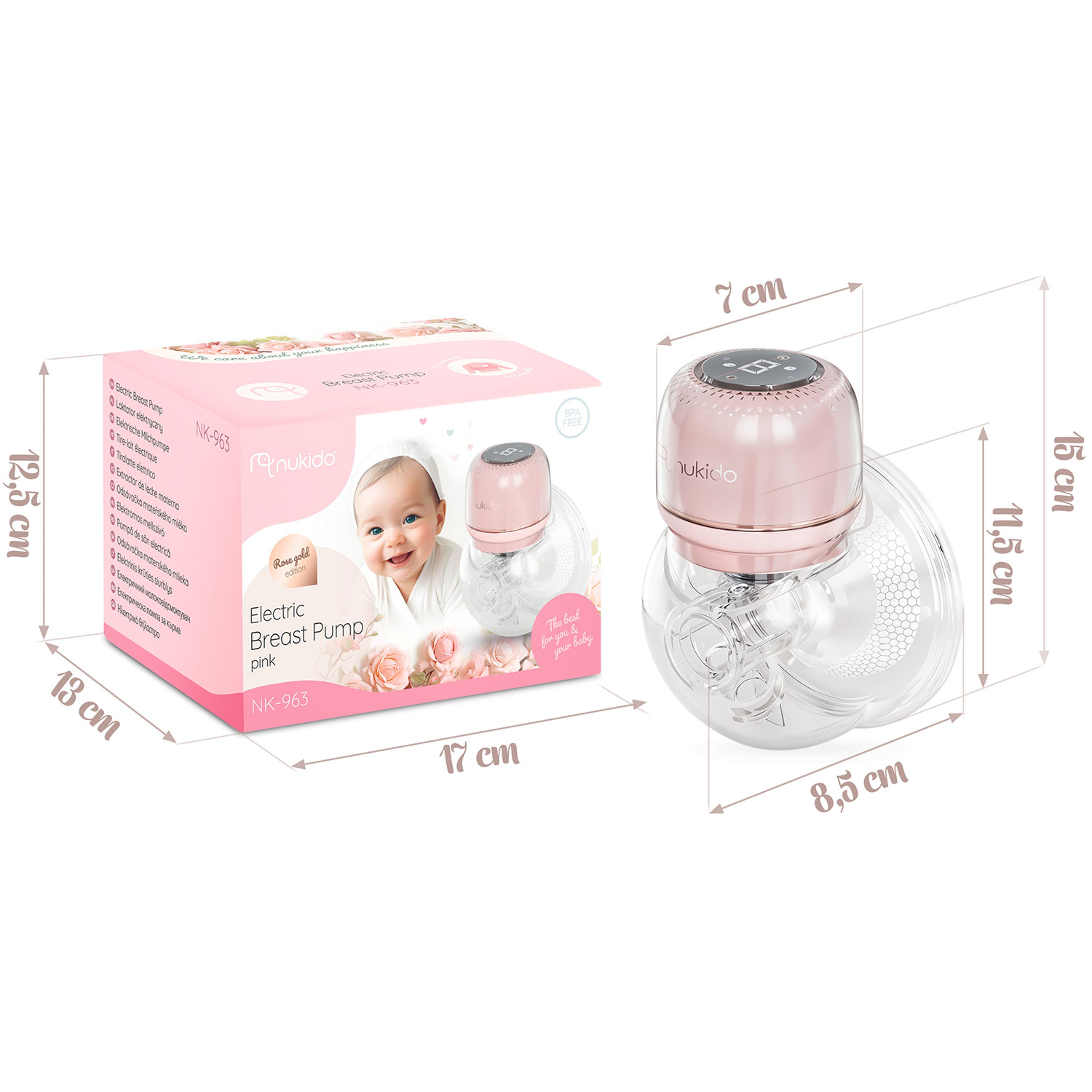 Nukido NK-963 kolmefaasiline elektriline rinnapump - Image 4