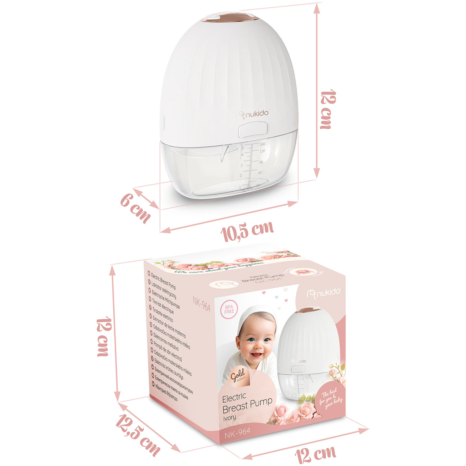 Nukido NK-964 kolmefaasiline elektriline rinnapump - Image 3