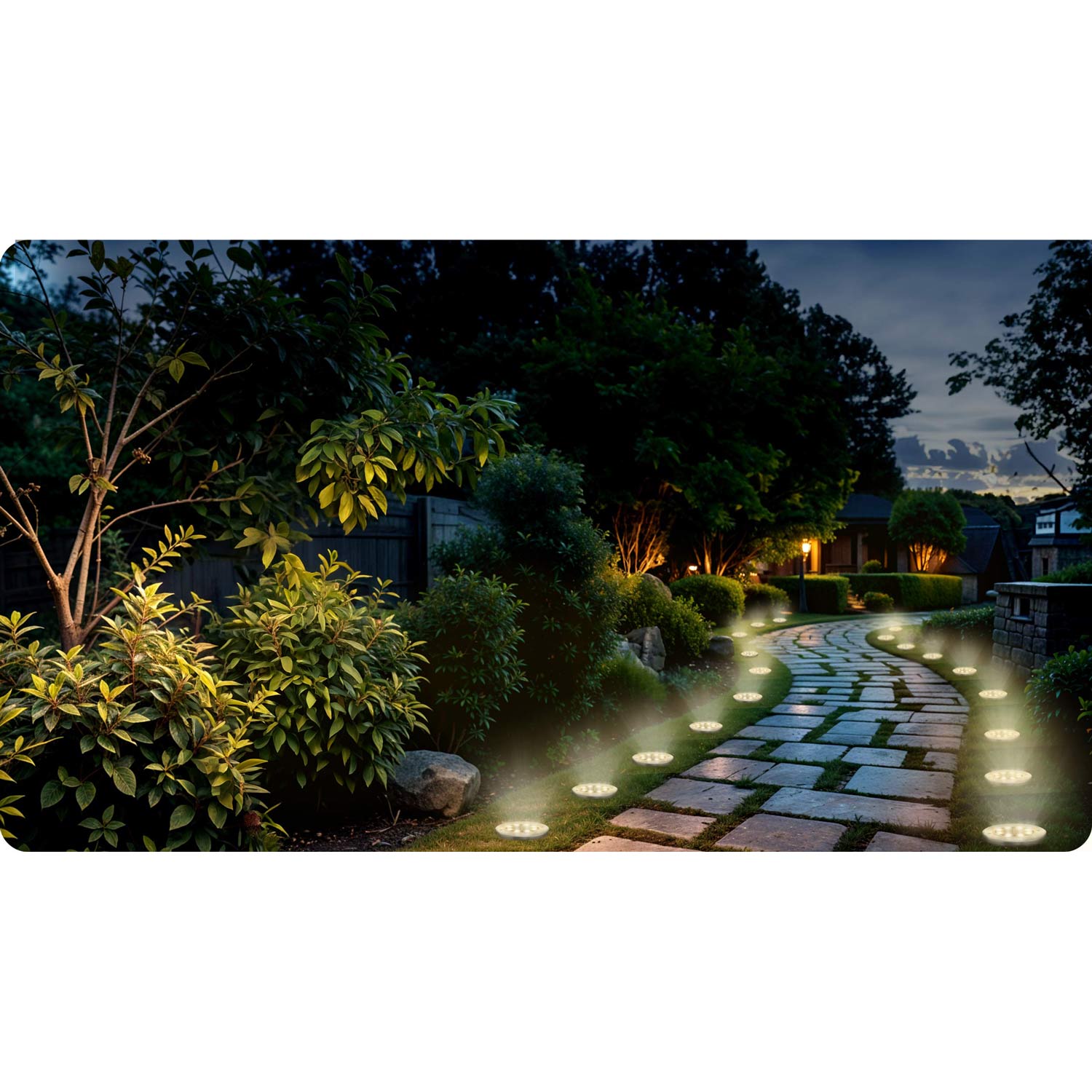 Päikeseenergial töötavad maapinnal töötavad lambid 6 tk Ilumen LS-104 - Image 4