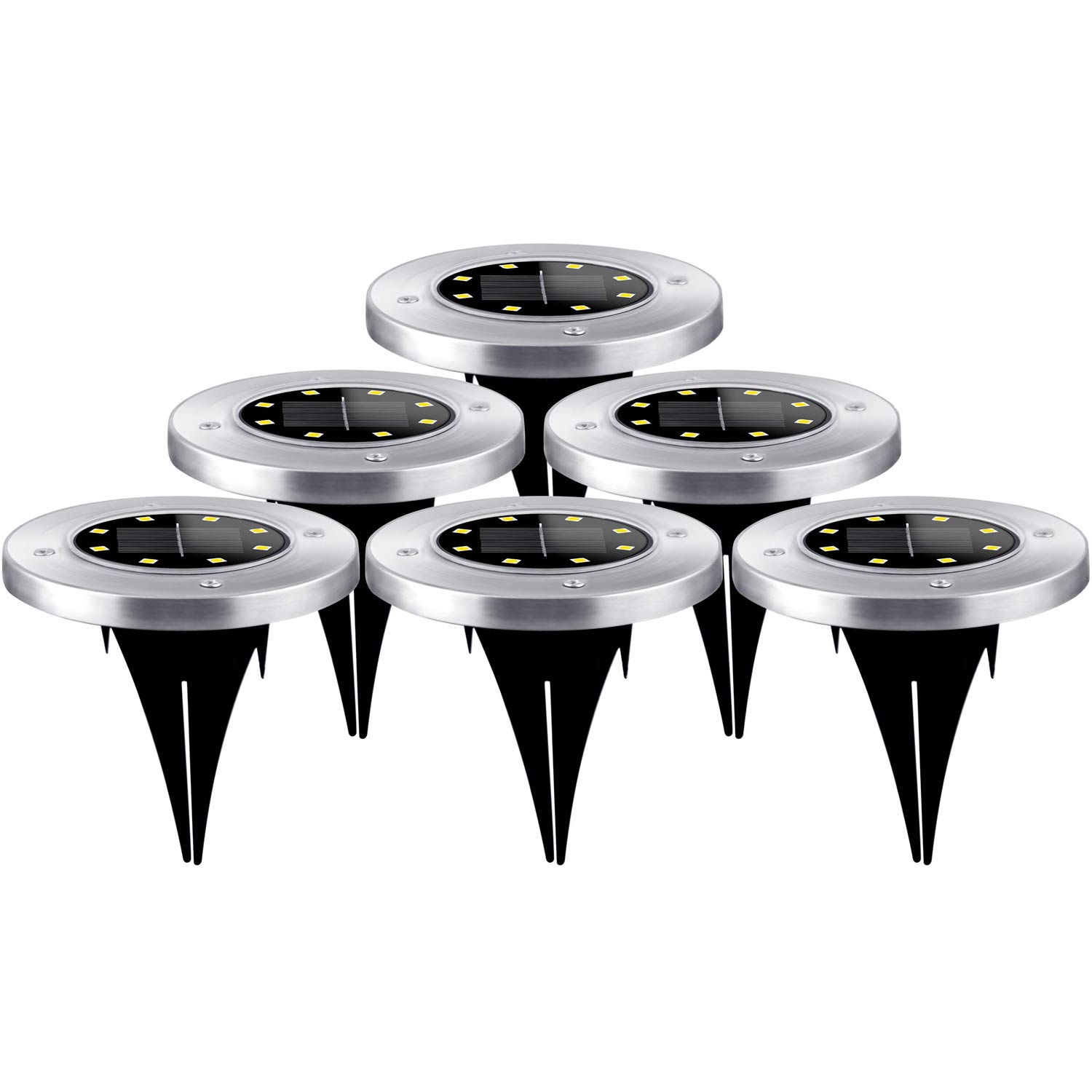 Päikeseenergial töötavad maapinnal töötavad lambid 6 tk Ilumen LS-104 - Image 9