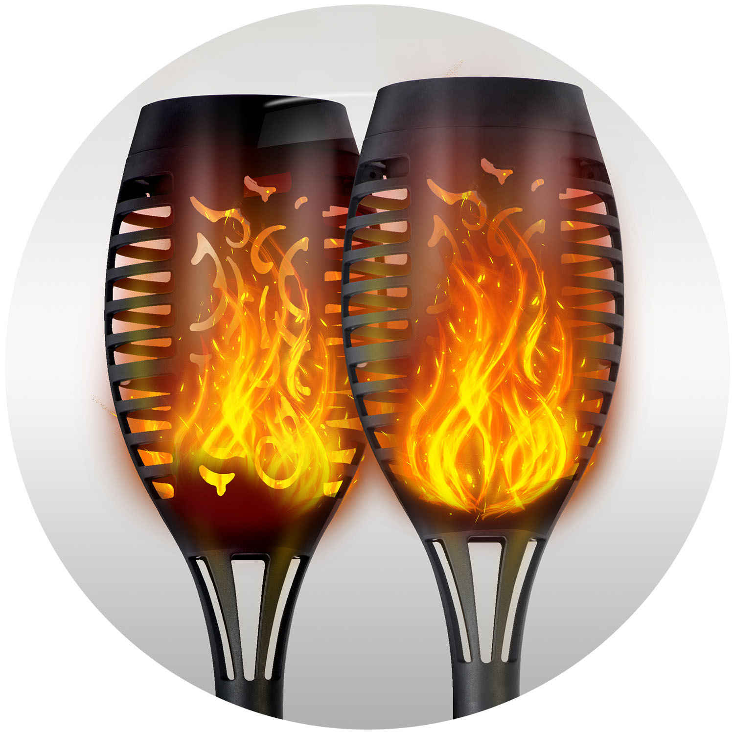 Päikeseenergial töötav taskulamp 2 tk Ilumen LS-100 - Image 3