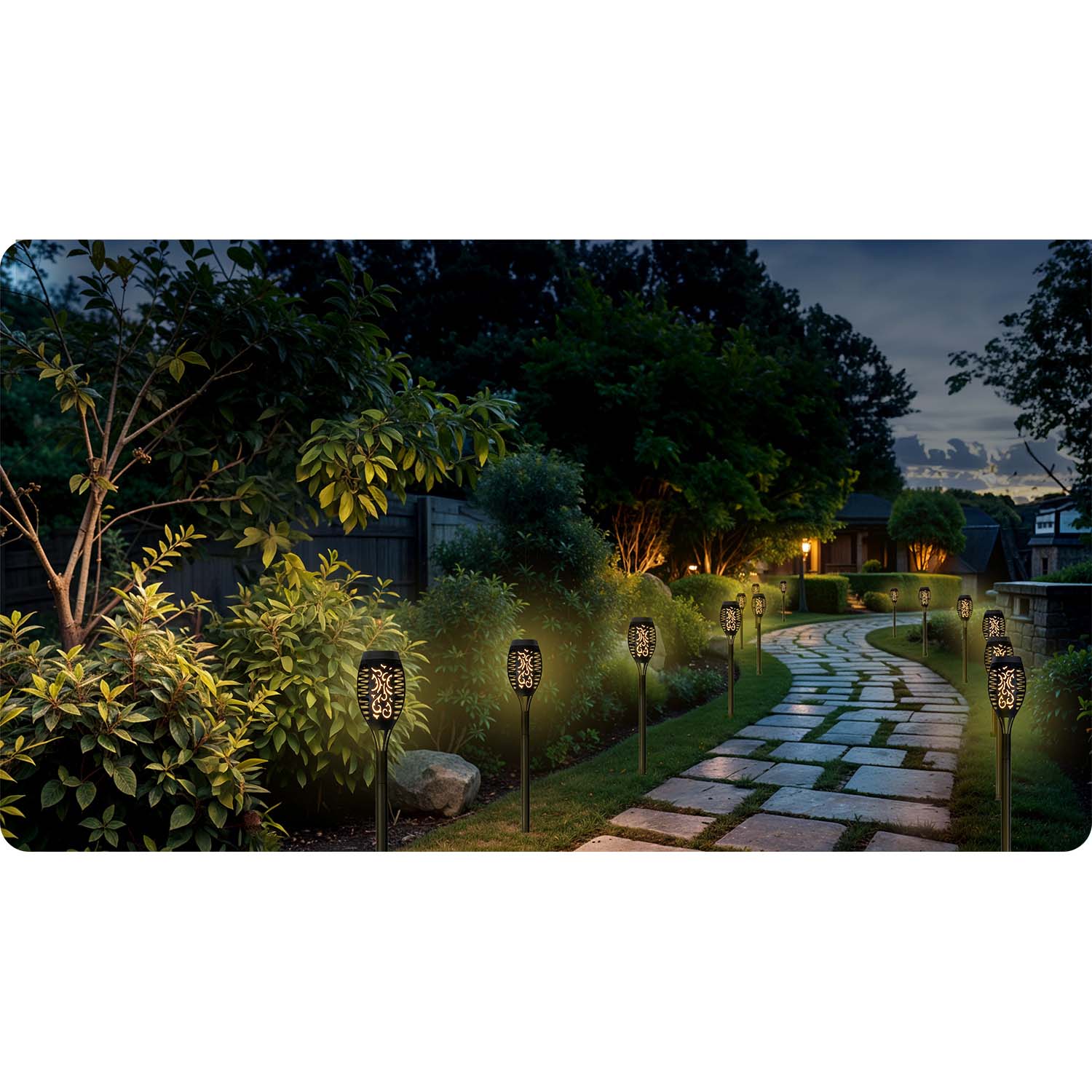 Päikeseenergial töötav taskulamp 2 tk Ilumen LS-100 - Image 8