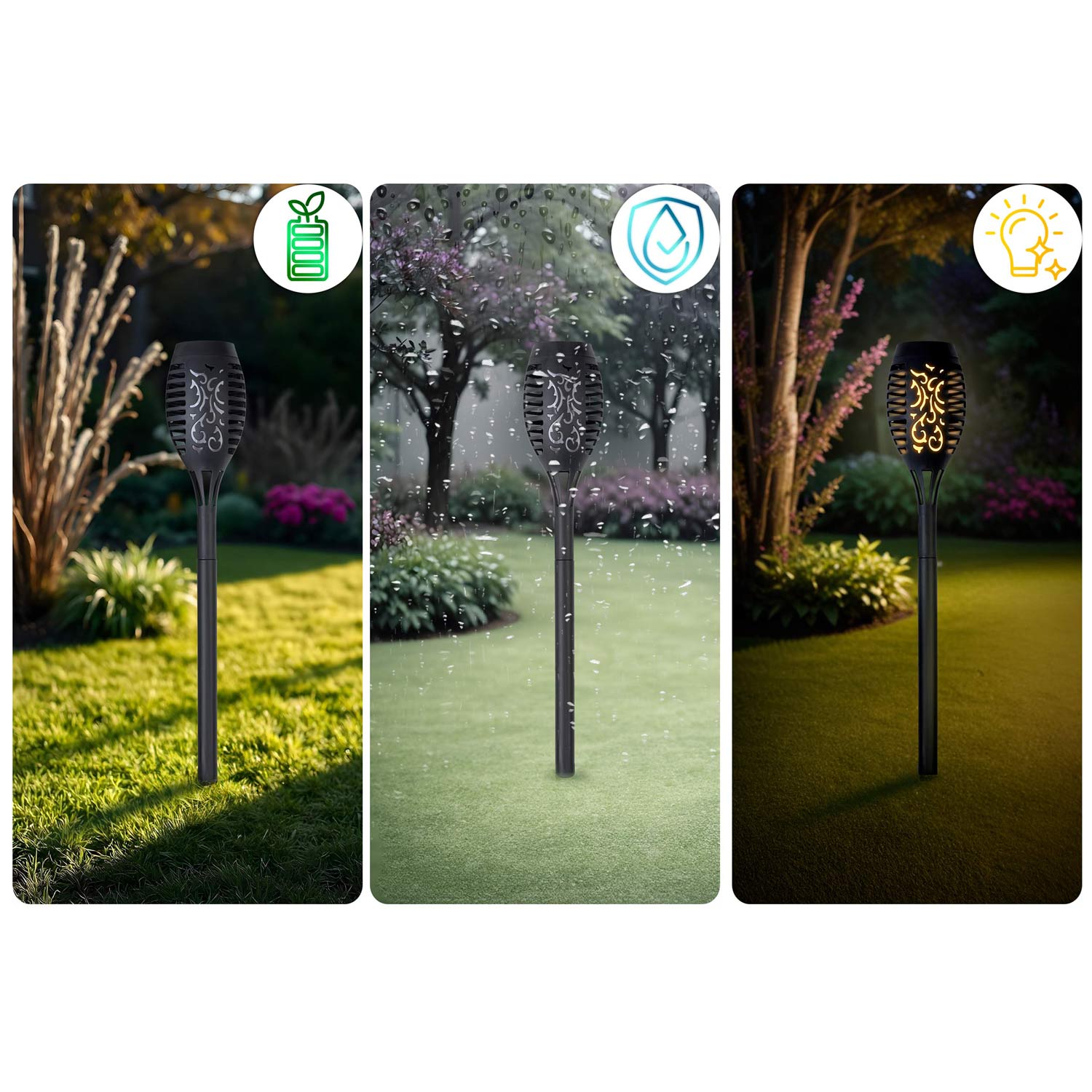 Päikeseenergial töötav taskulamp 2 tk Ilumen LS-100 - Image 12