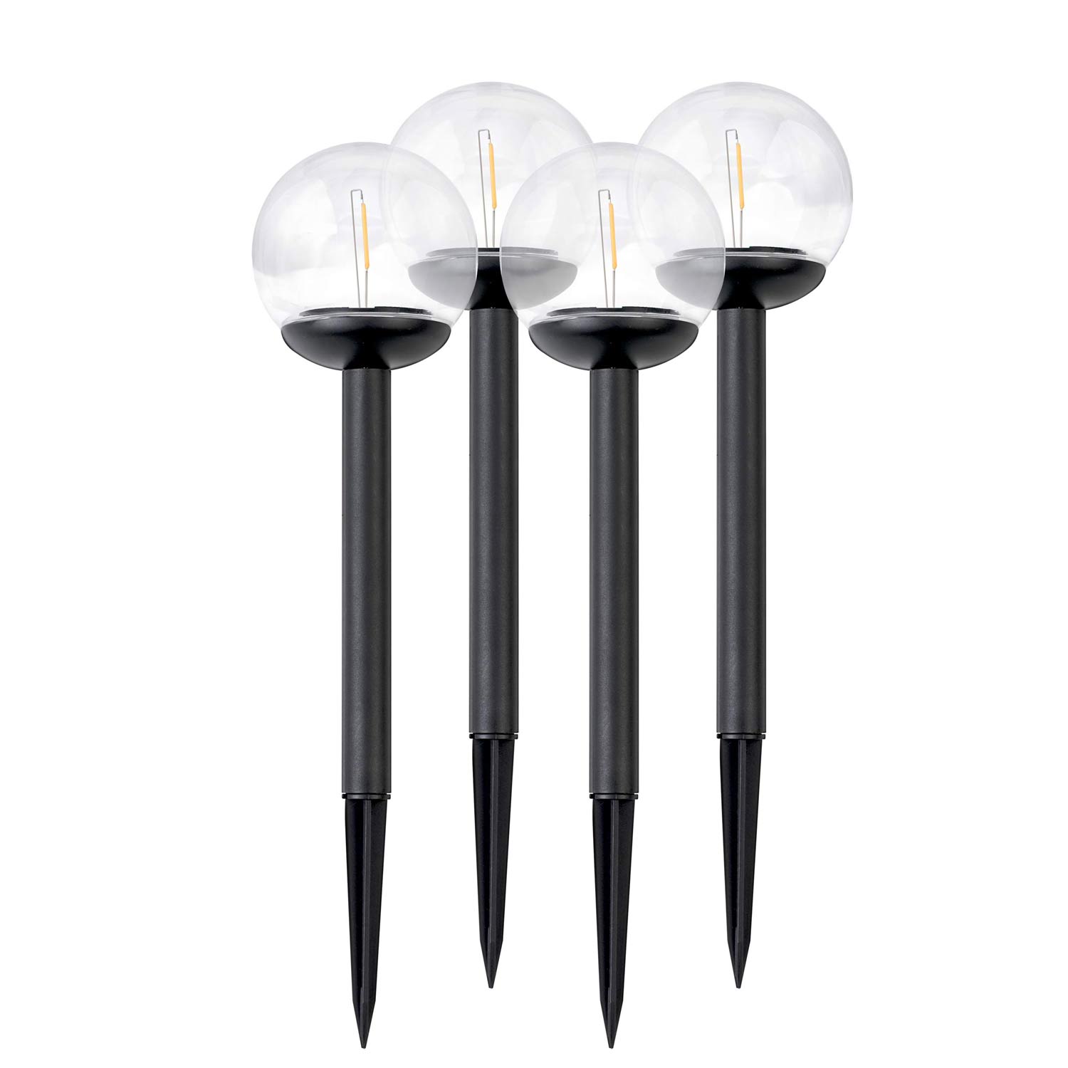 Päikeselamp, läbipaistev pall, 4 tk. Ilumen LS-103 - Image 2