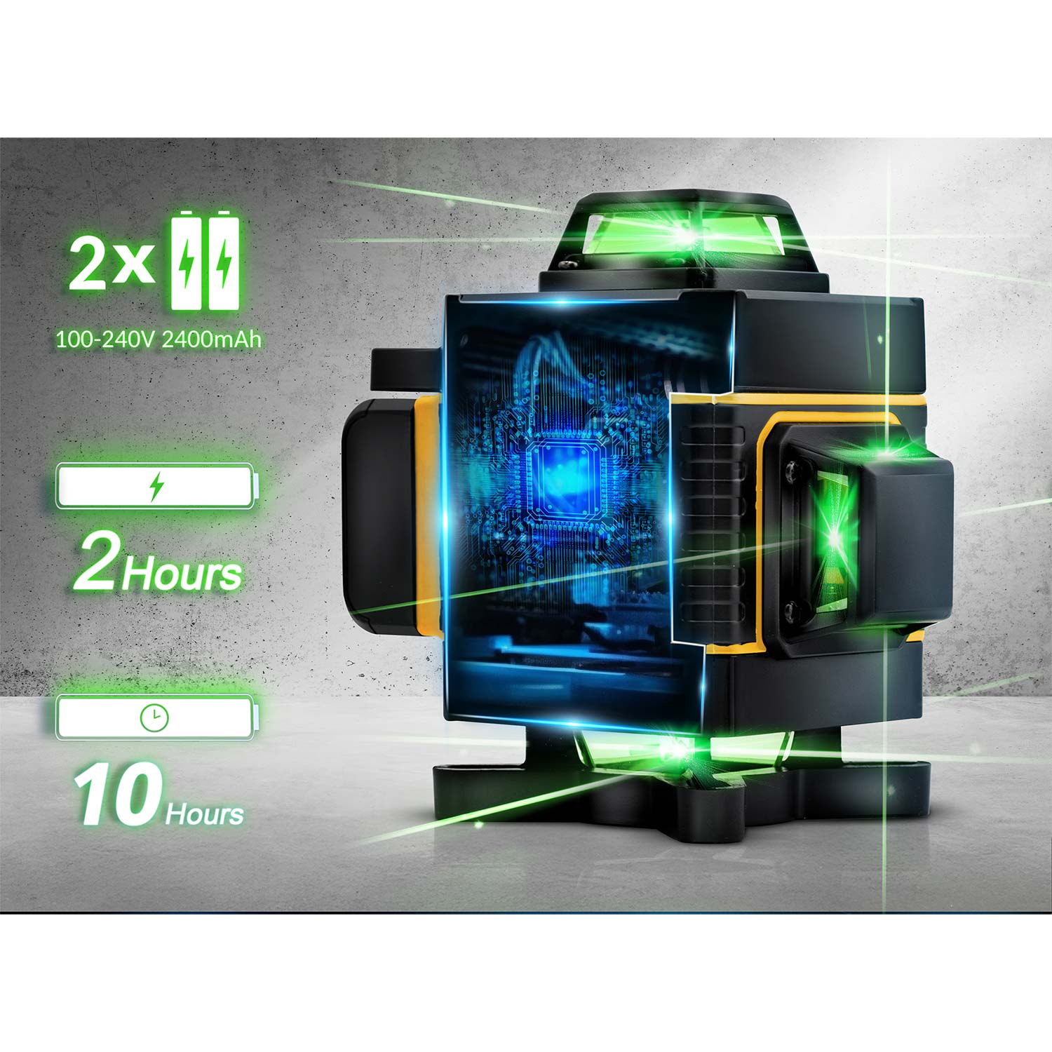 Ristjoonlaser kohvris + Humberg HM-172 statiiv - Image 7