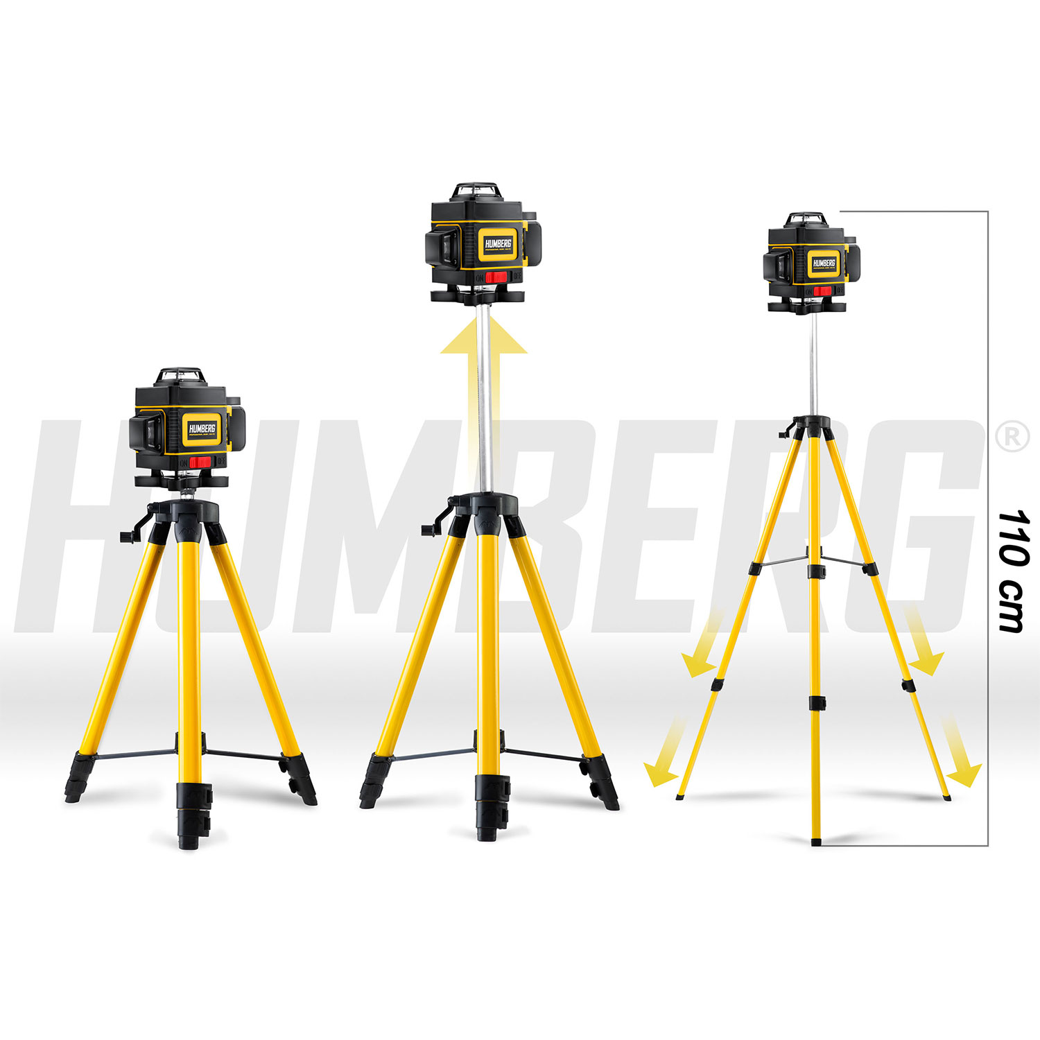 Ristjoonlaser kohvris + Humberg HM-172 statiiv - Image 9