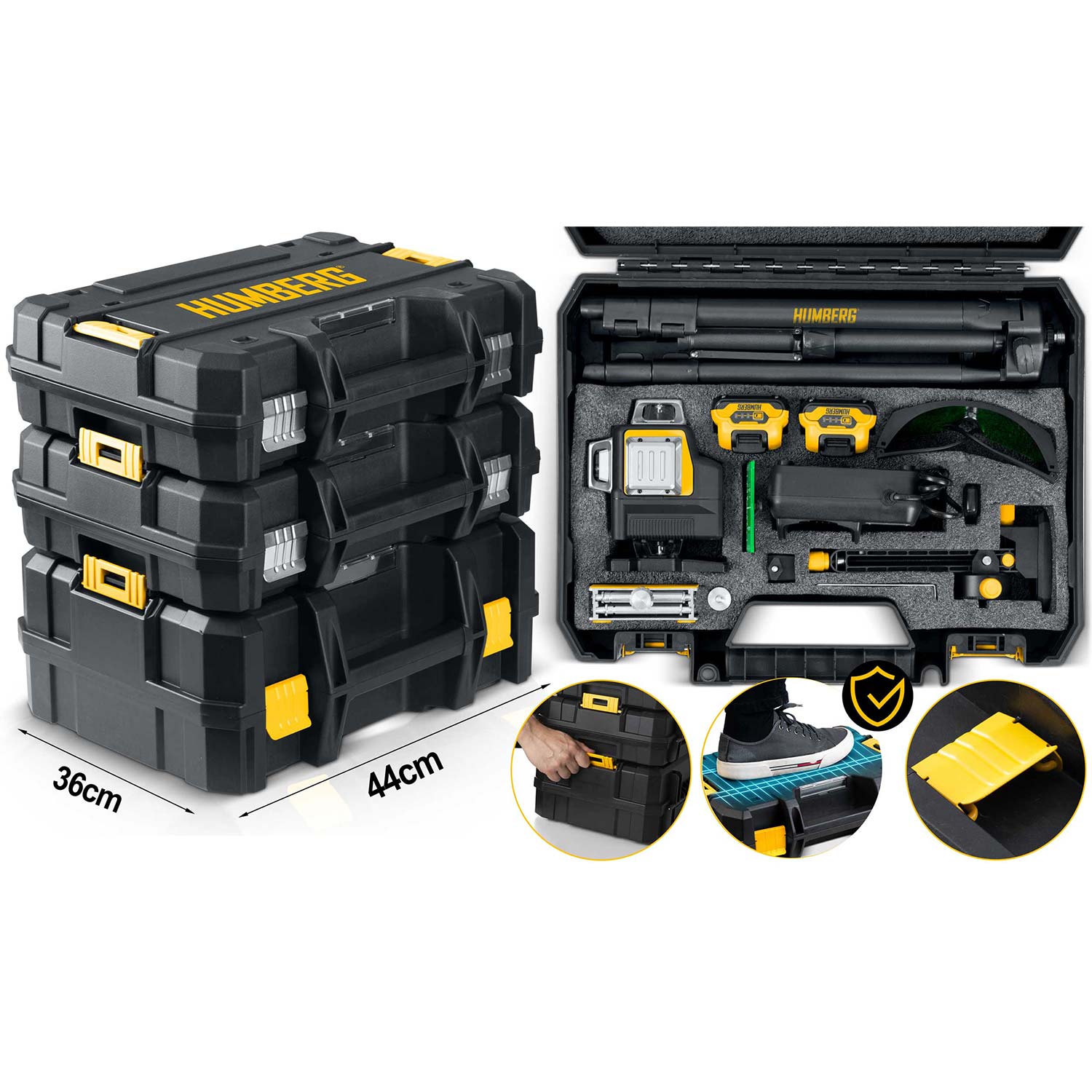 Ristjoonlaser kohvris + Humberg HM-171 statiiv - Image 15