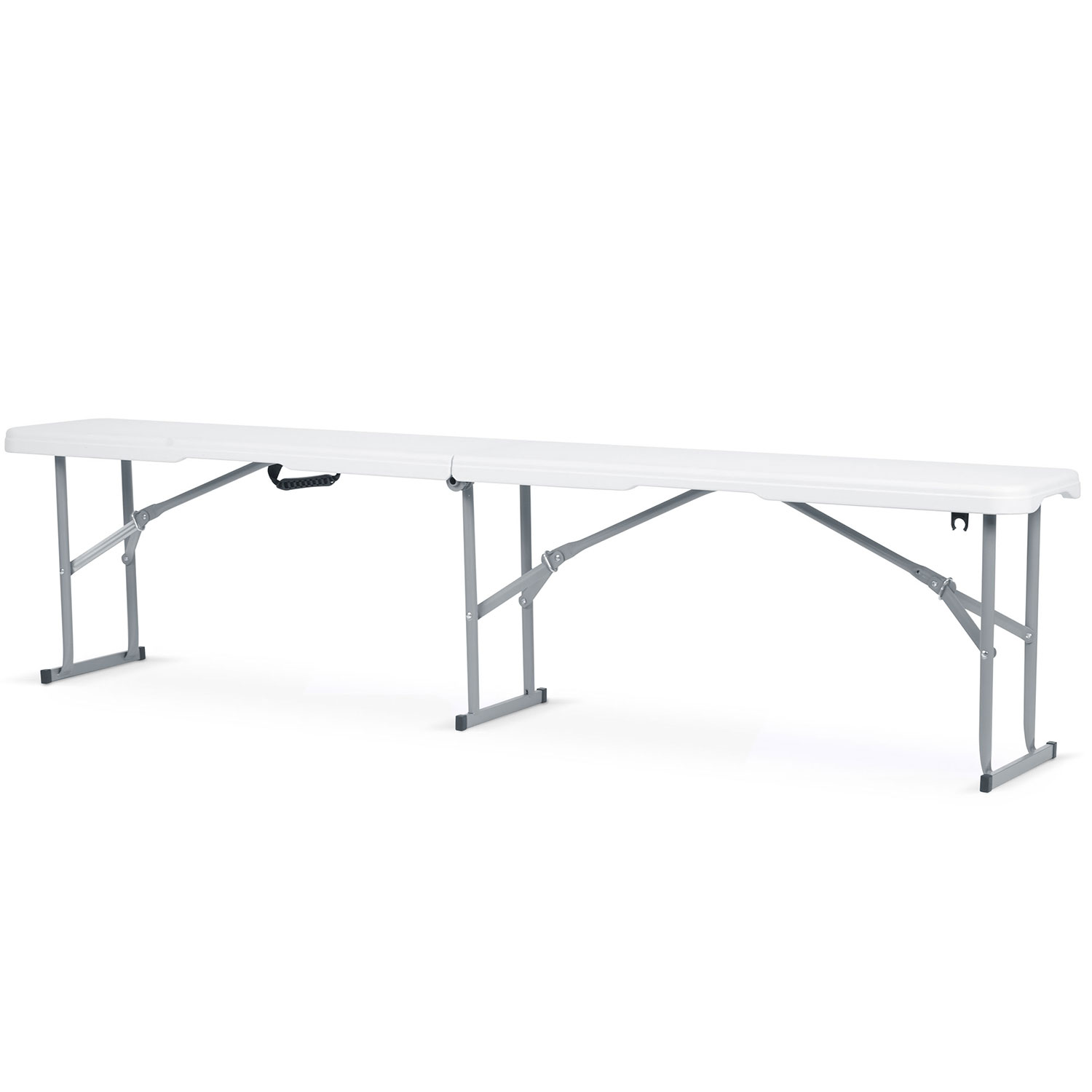 Kokkupandav aiapink toitlustamiseks 180 cm Plonos valge - Image 9