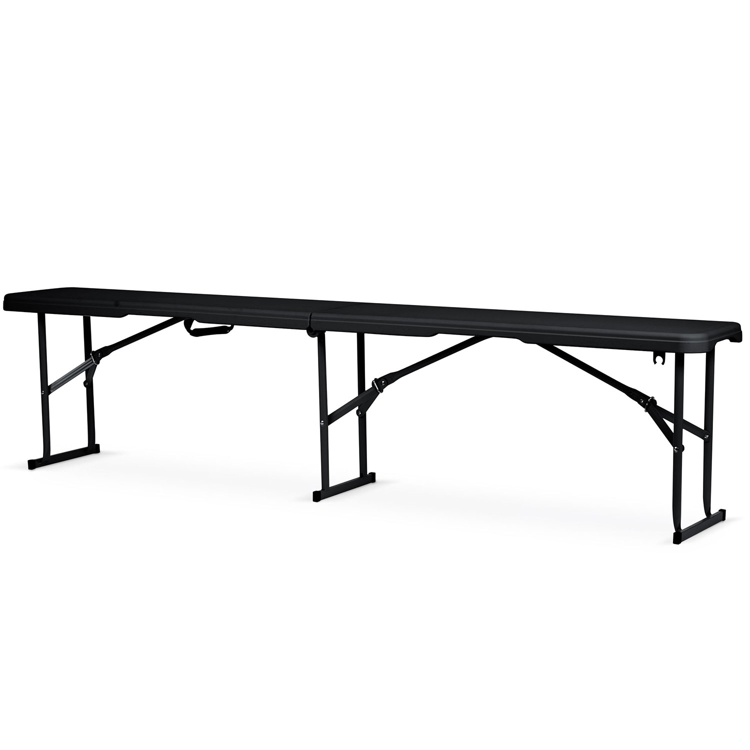 Kokkupandav toitlustusaiapink 180 cm Plonos must - Image 10