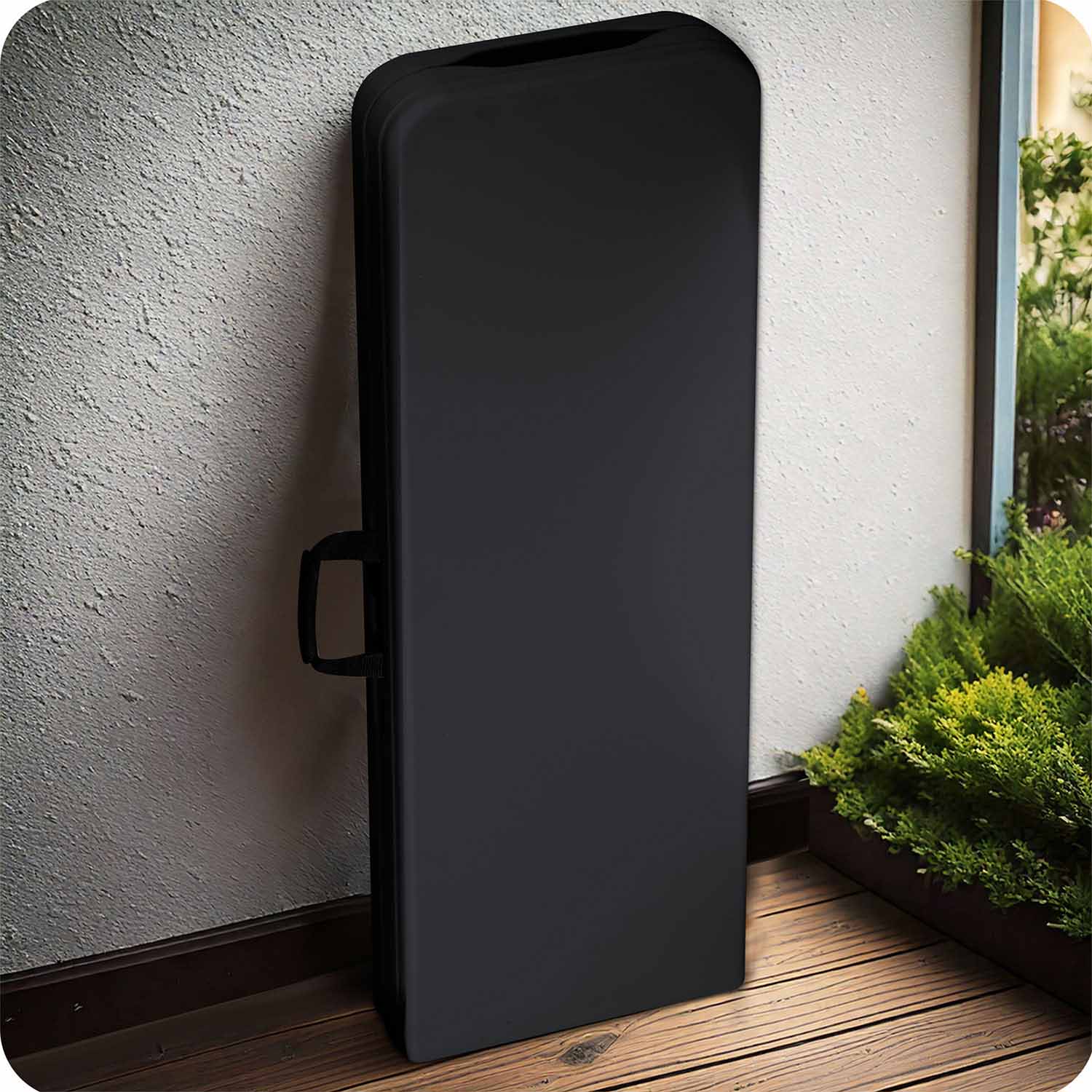 Kokkupandav toitlustusaiapink 180 cm Plonos must - Image 8