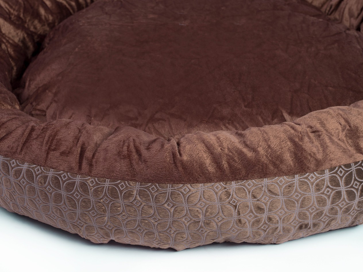 Ümmargune voodi 70 cm DR-240 pruun - Image 3