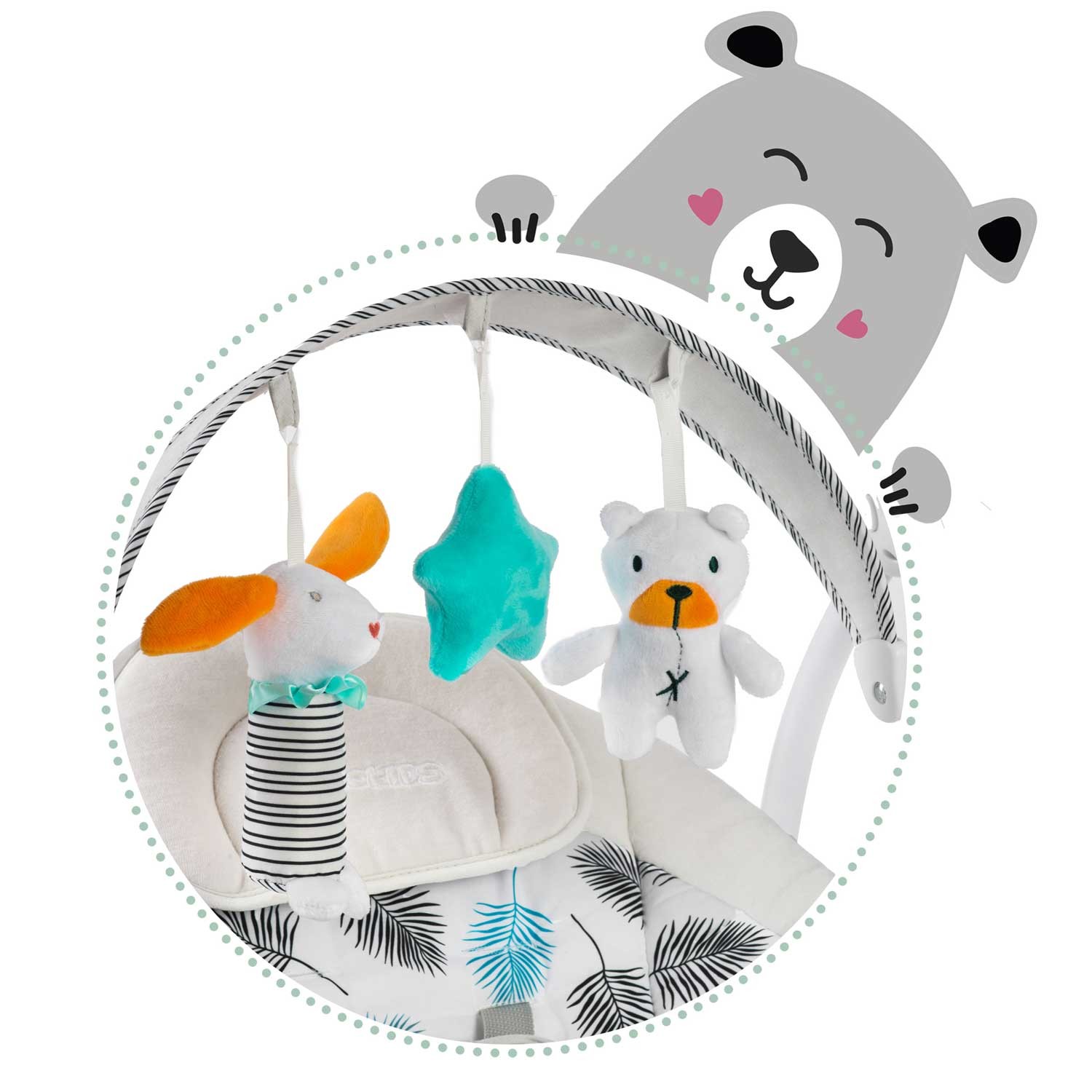 Ricokids 7326 automaatne kiiktool muusikaga, türkiissinine - Image 11