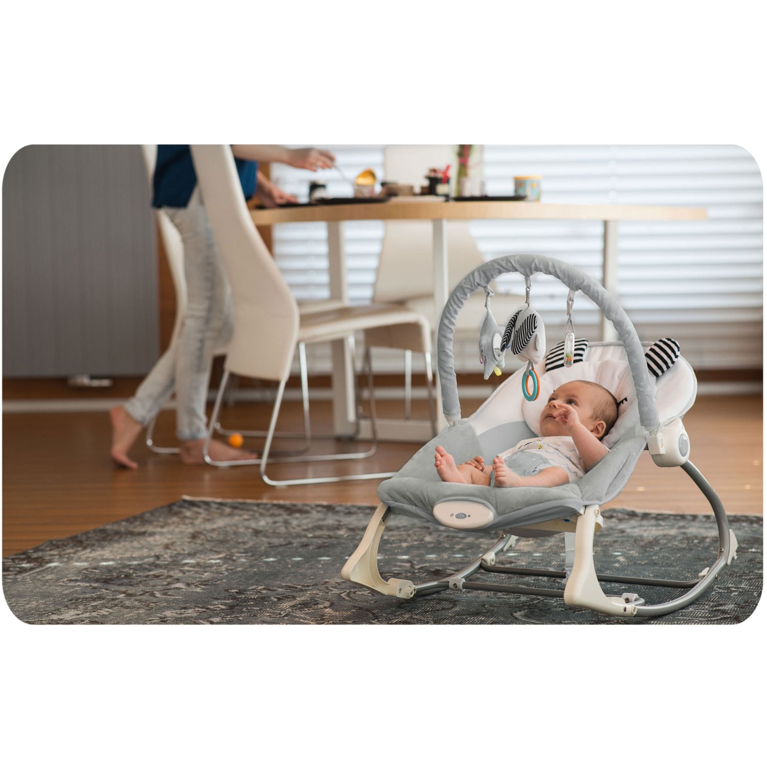 Nukido kiikjalg vibratsiooniga - roosa - Image 12