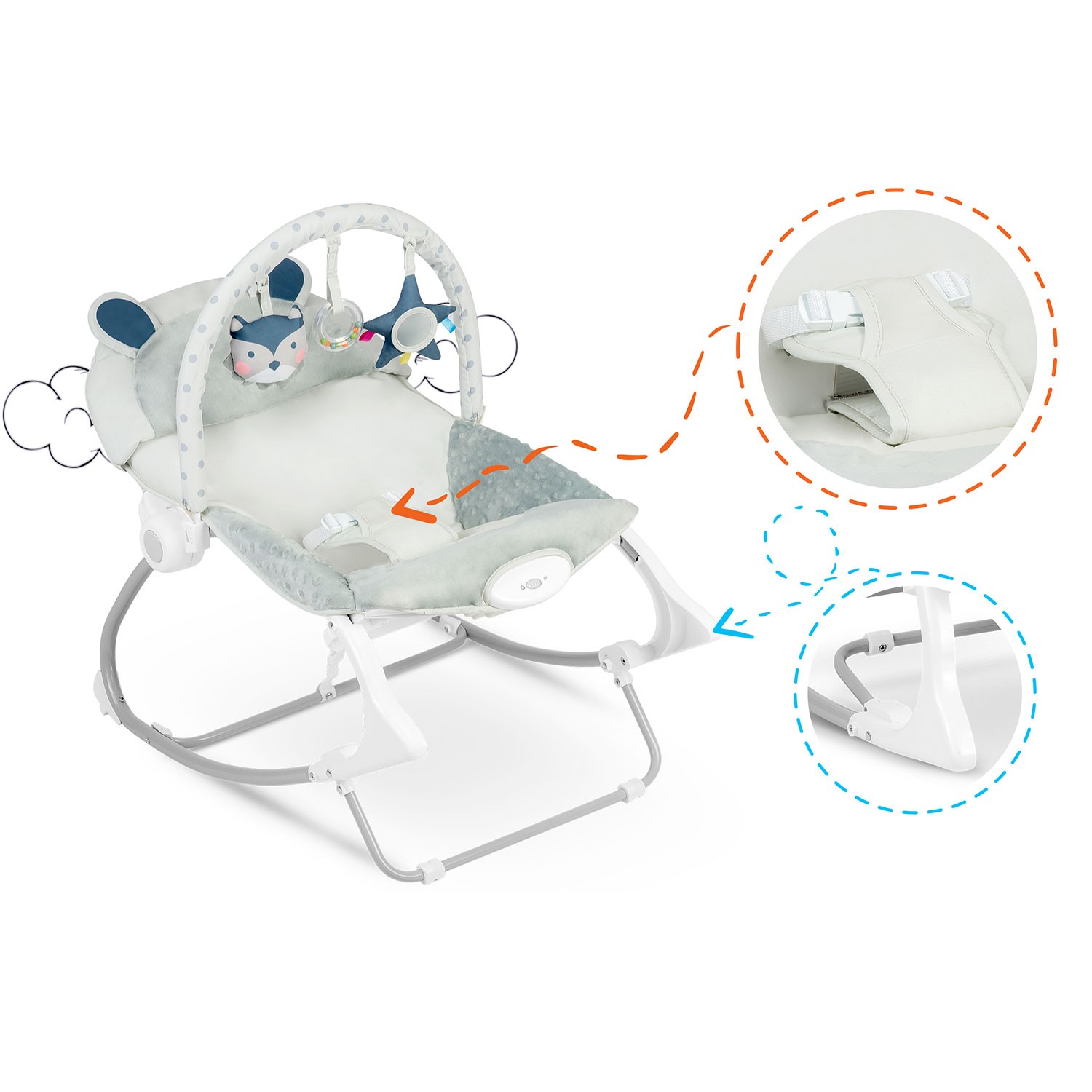 Ricokidsi kiikjalg vibratsiooniga - kanarbik - Image 5